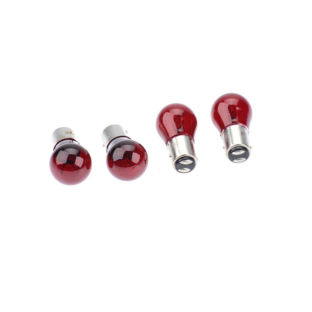 MotoLibre Lampen 12V 21/5W BAY15d rot 4er Box