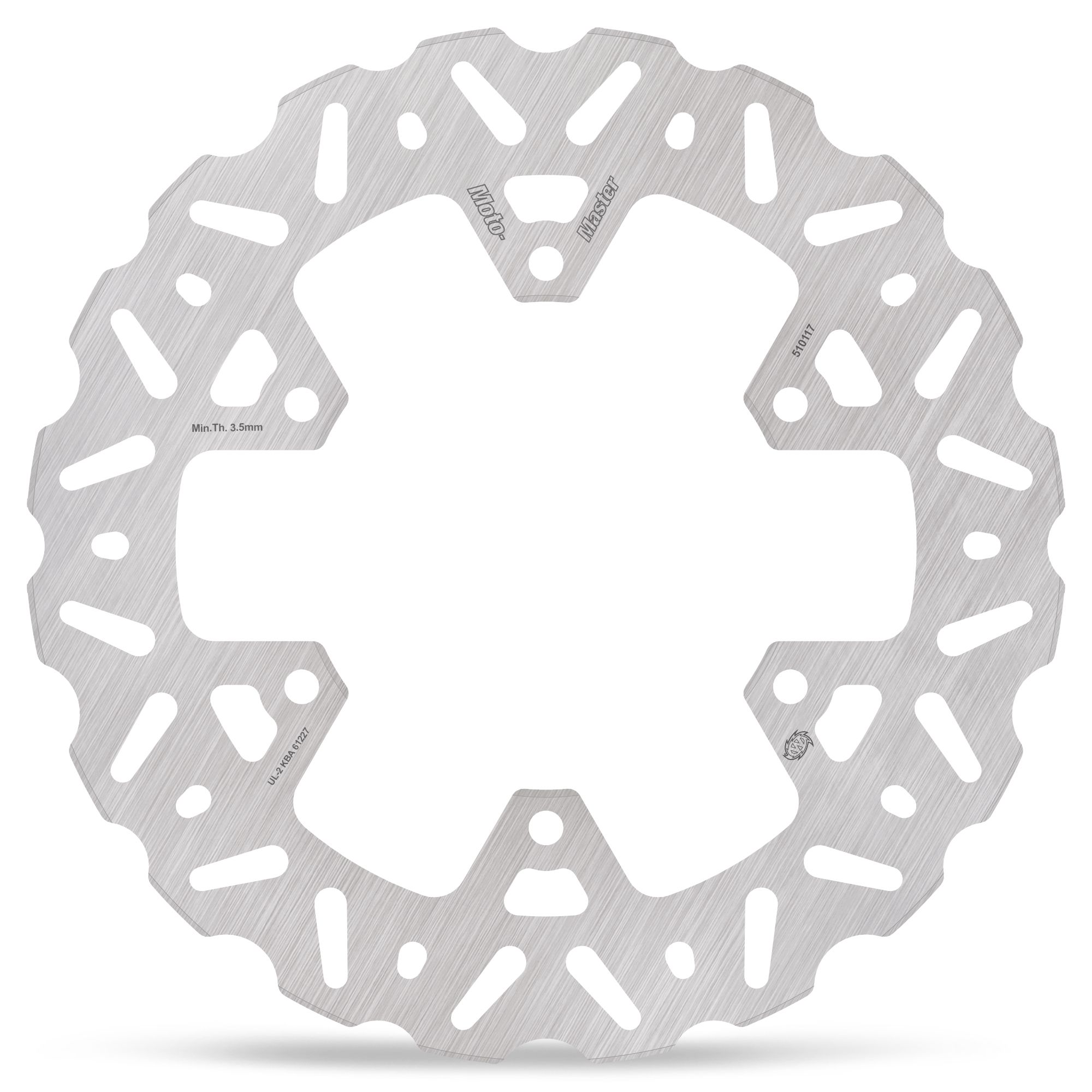 Moto-Master Bremsscheibe Nitro Road hinten starr mit ABE