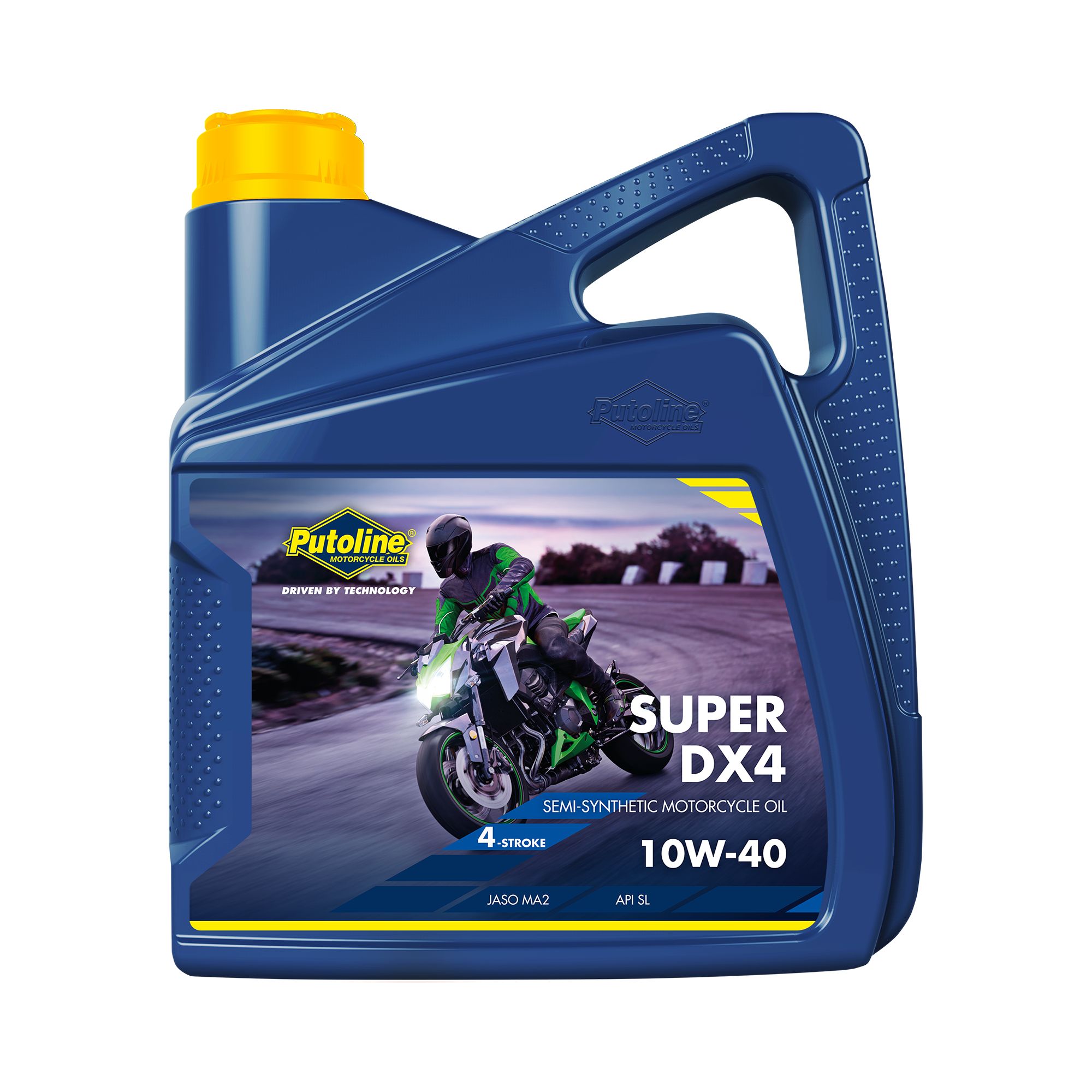 Putoline Öl 4Takt 10W40 4 Liter Motoröl Super DX4 Road teilsynthetisch