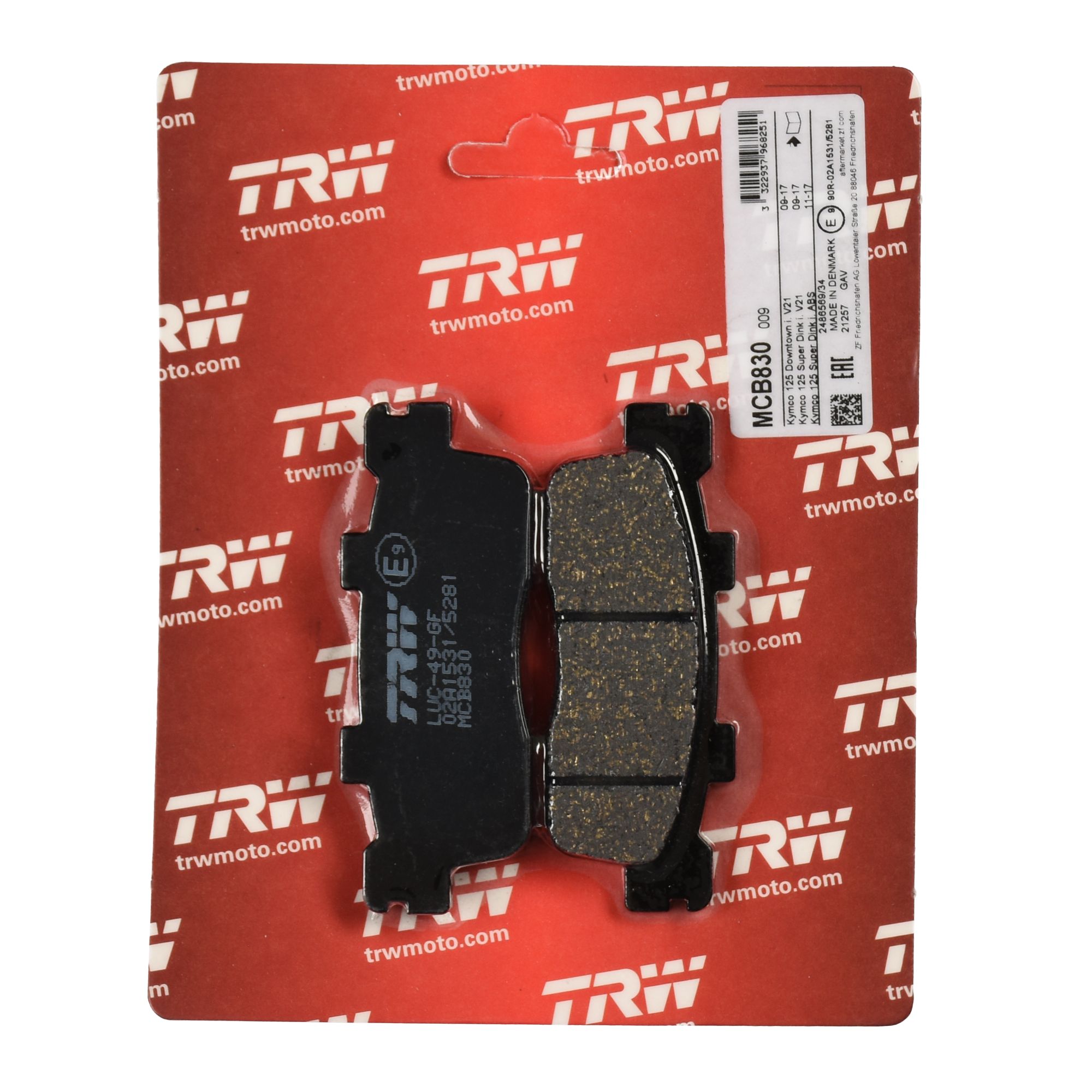 TRW Bremsbelag organisch