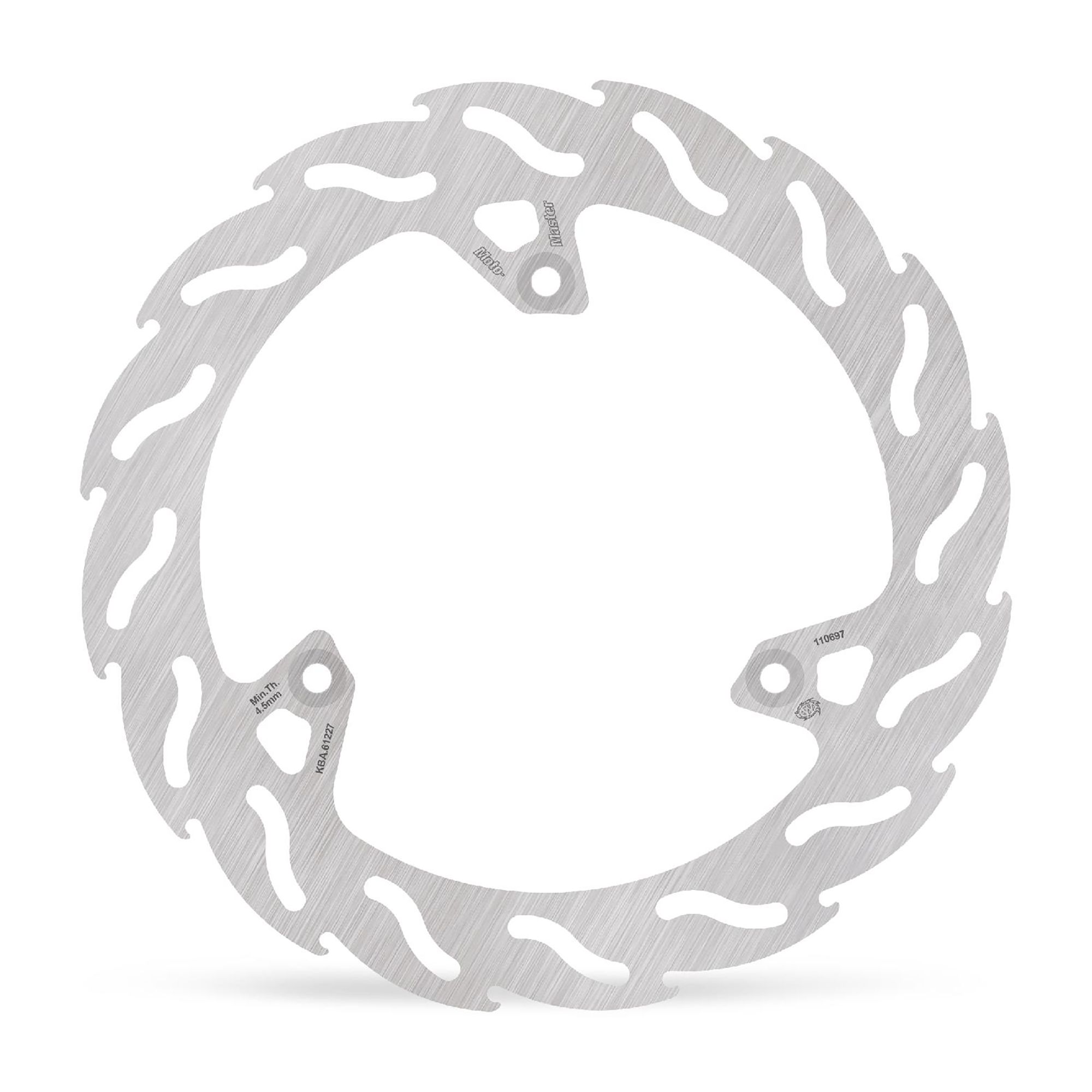 Moto-Master Bremsscheibe Flame hinten starr mit ABE