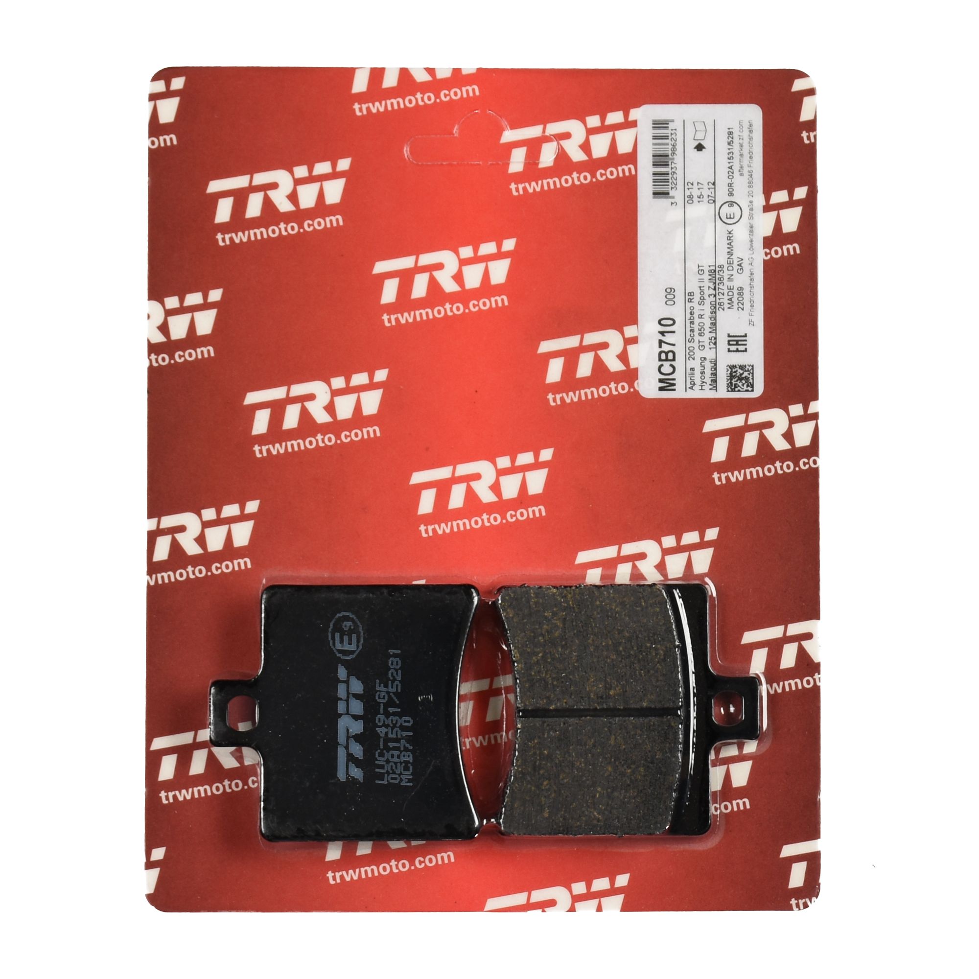 TRW Bremsbelag organisch