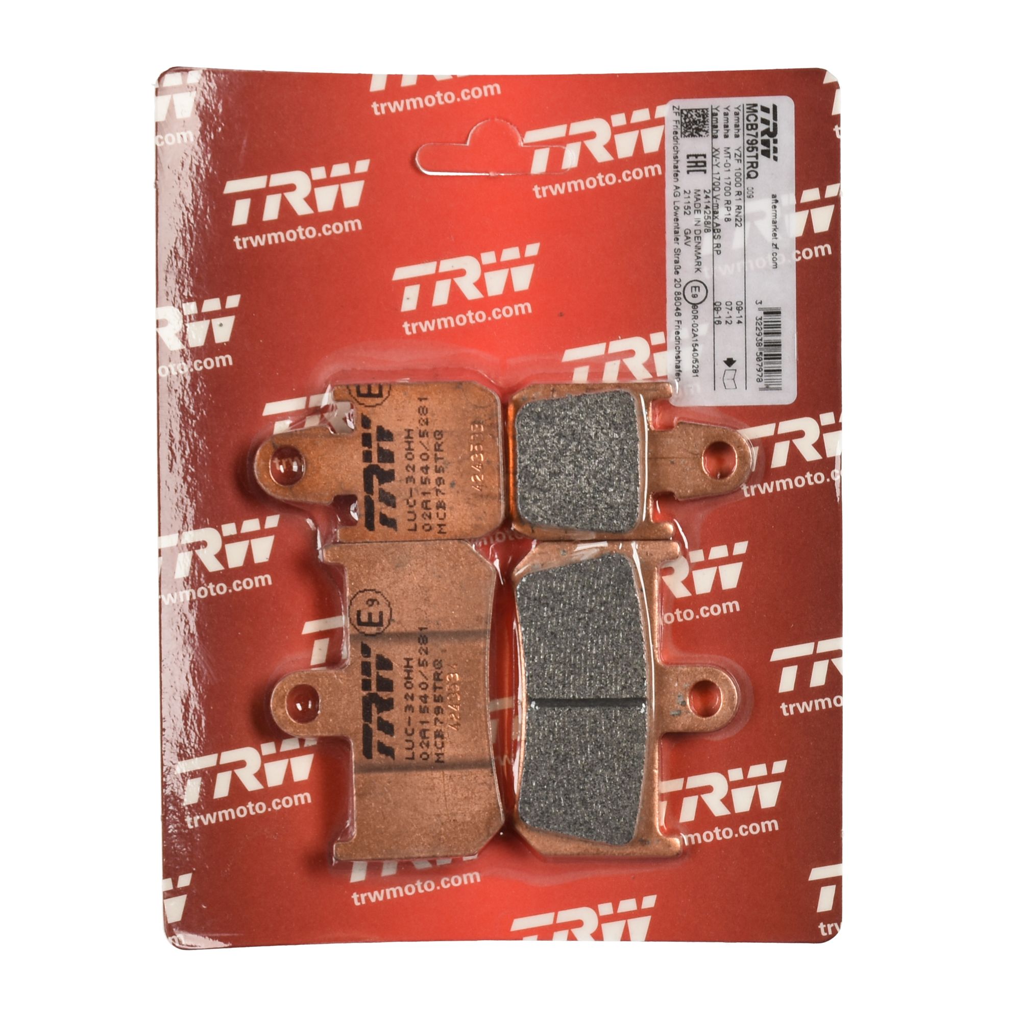 TRW Bremsbelag Sinter Racing ABE