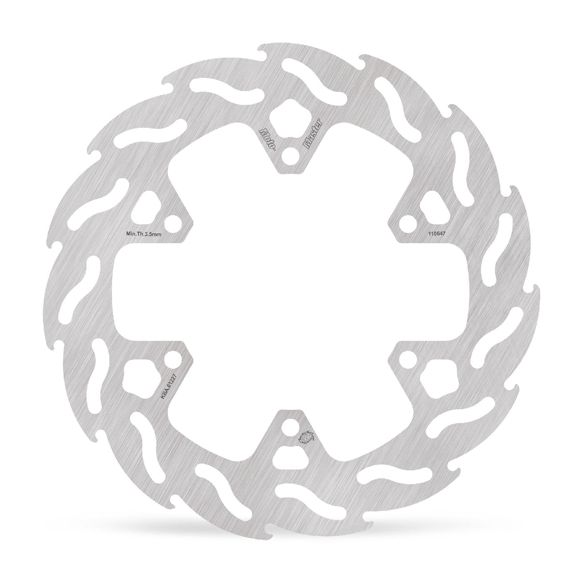 Moto-Master Bremsscheibe Flame hinten starr mit ABE