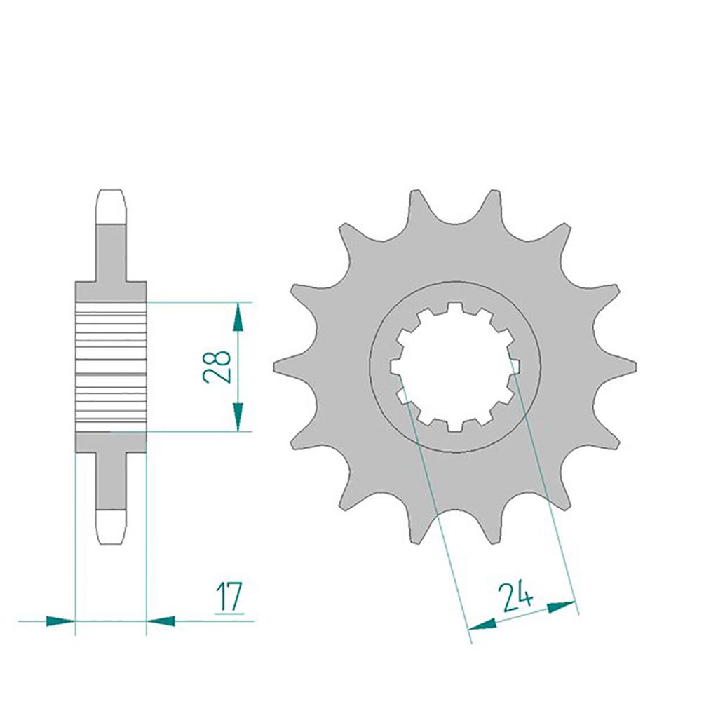 Esjot Ritzel 20515-14 #525 Sport 14 Zähne