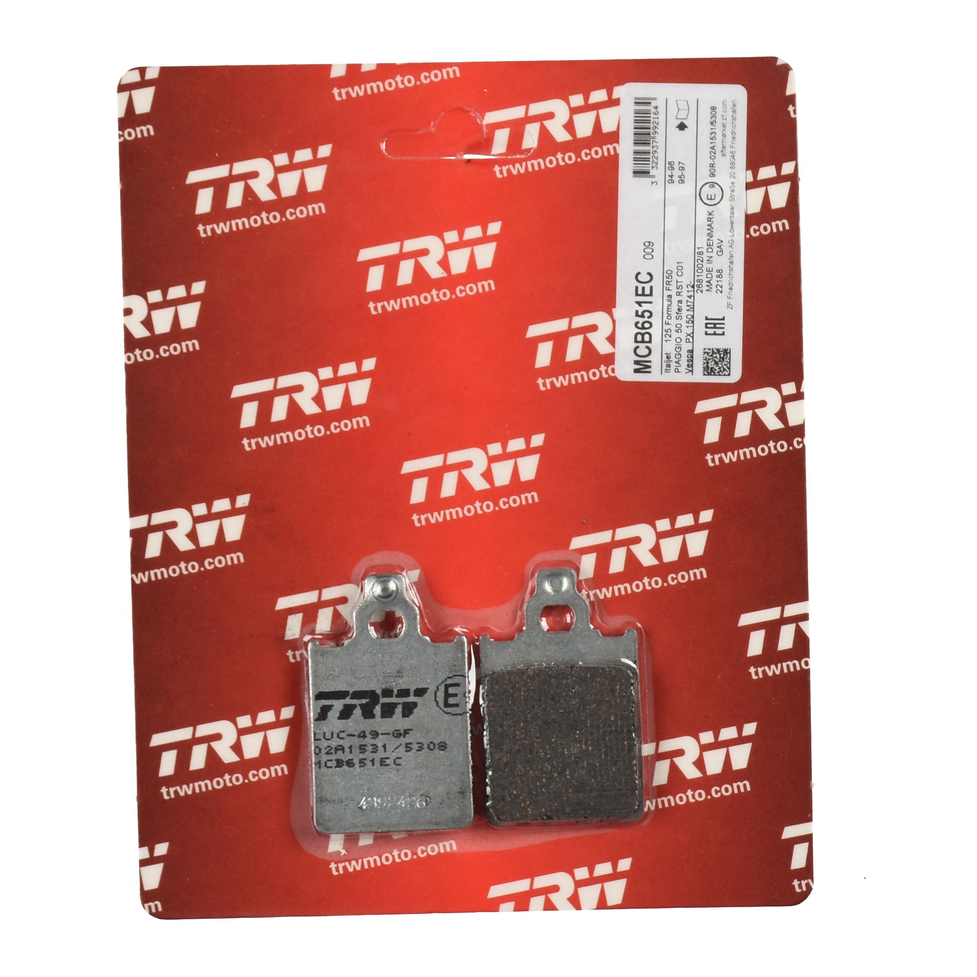 TRW Bremsbelag organisch