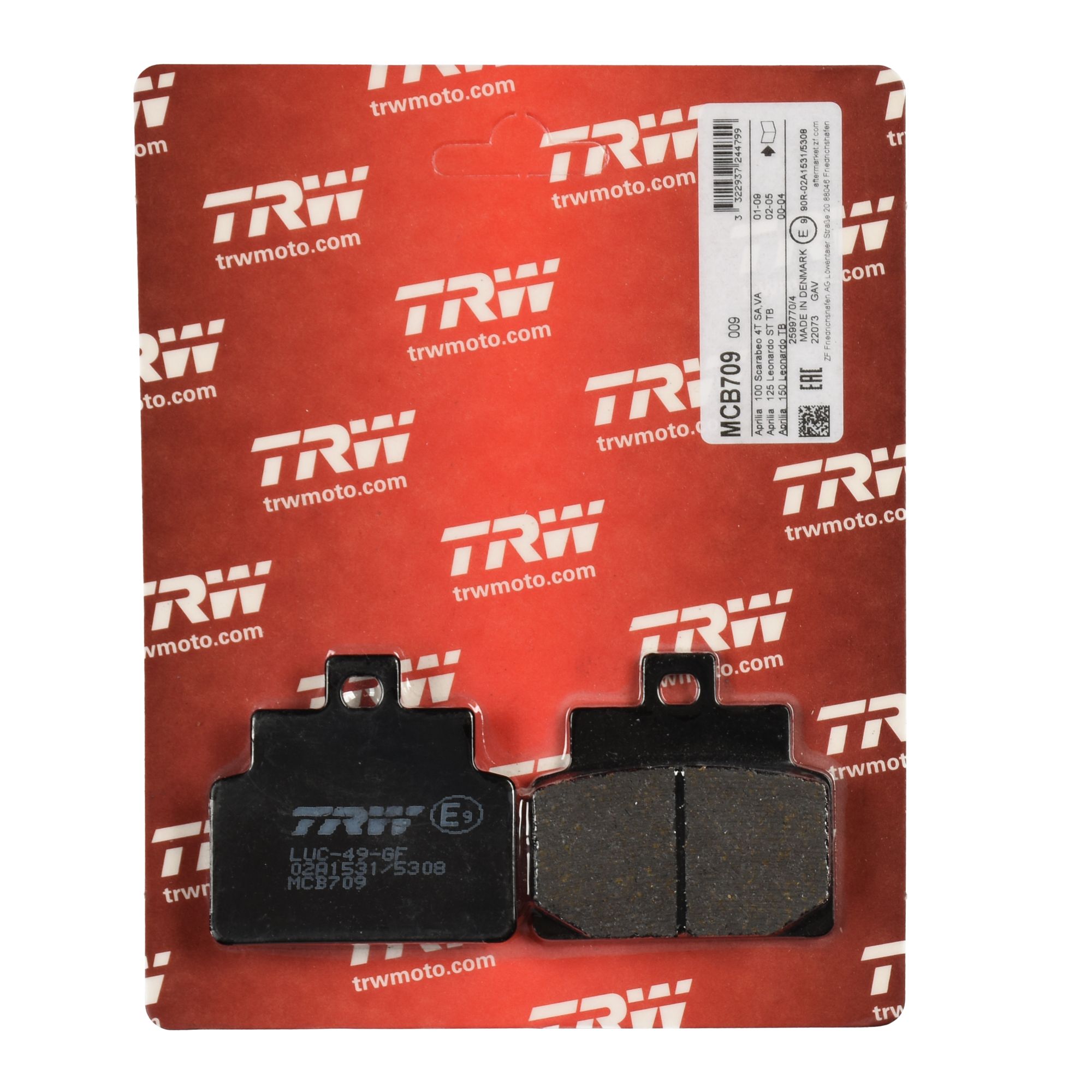 TRW Bremsbelag organisch