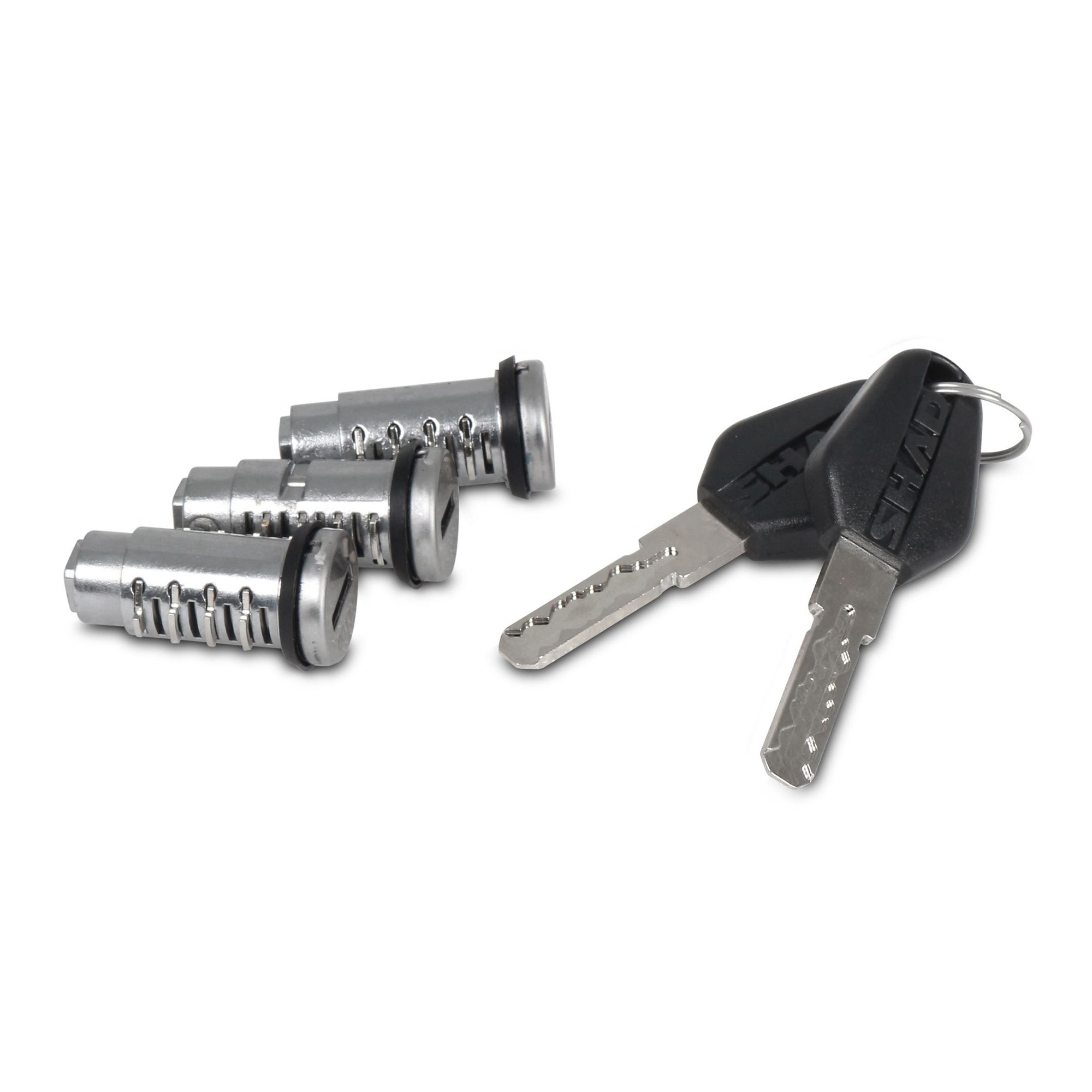 SHAD Schlossset mit 3 Zylindern und 2 Schlüssel f. Terra Koffer