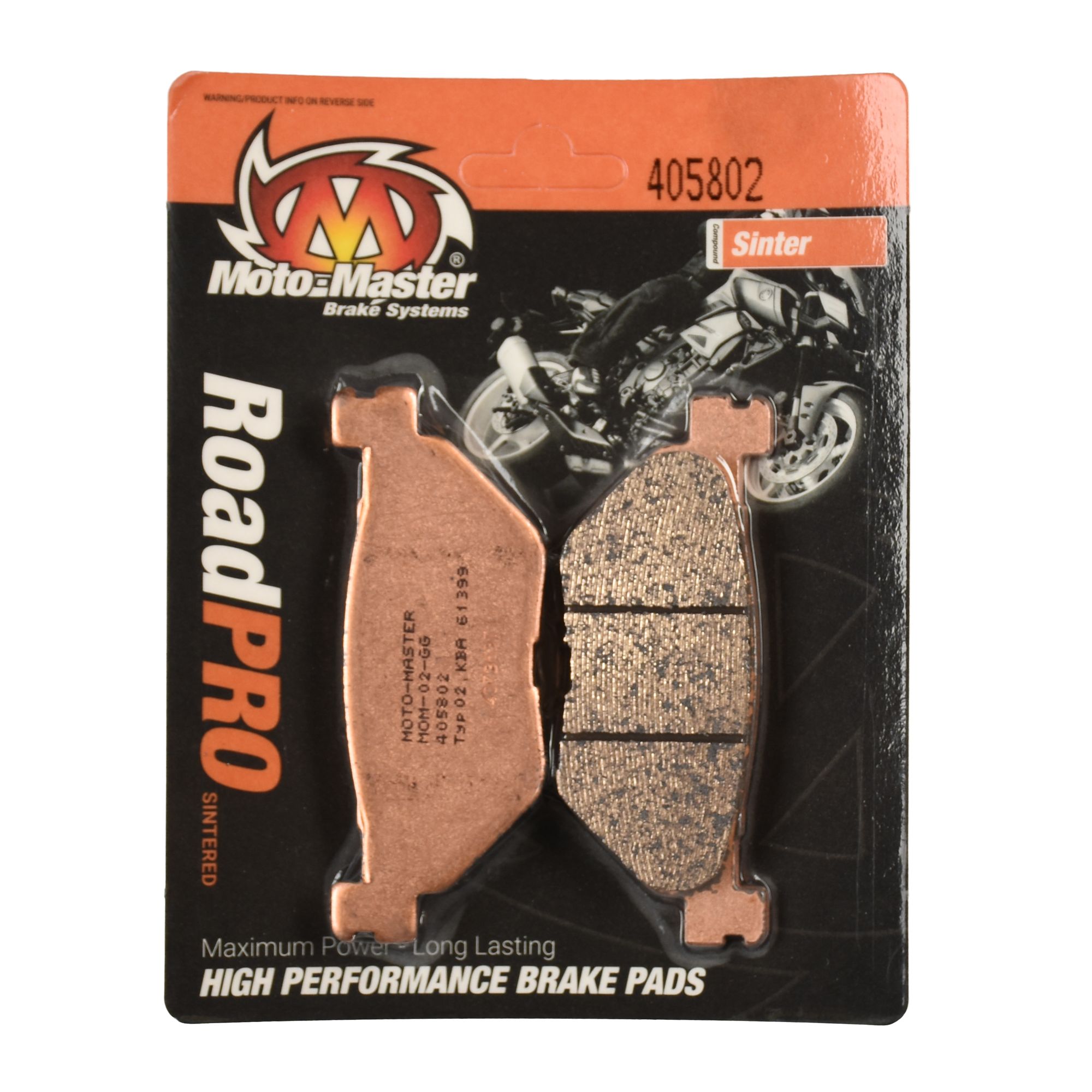 Moto-Master Bremsbelag RoadPRO Sinter hinten