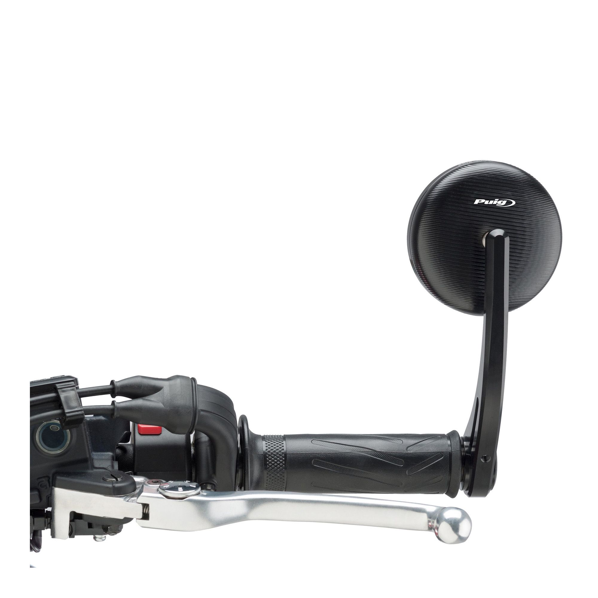 Puig Lenkerendenspiegel 9691N Aluminium schwarz inkl. Adapter