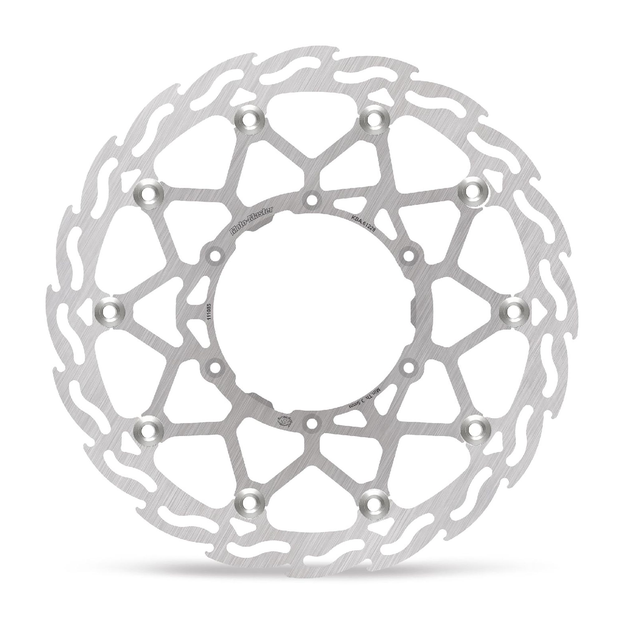 Moto-Master Bremsscheibe Flame vorn schwim. mit ABE Supermoto Street 320