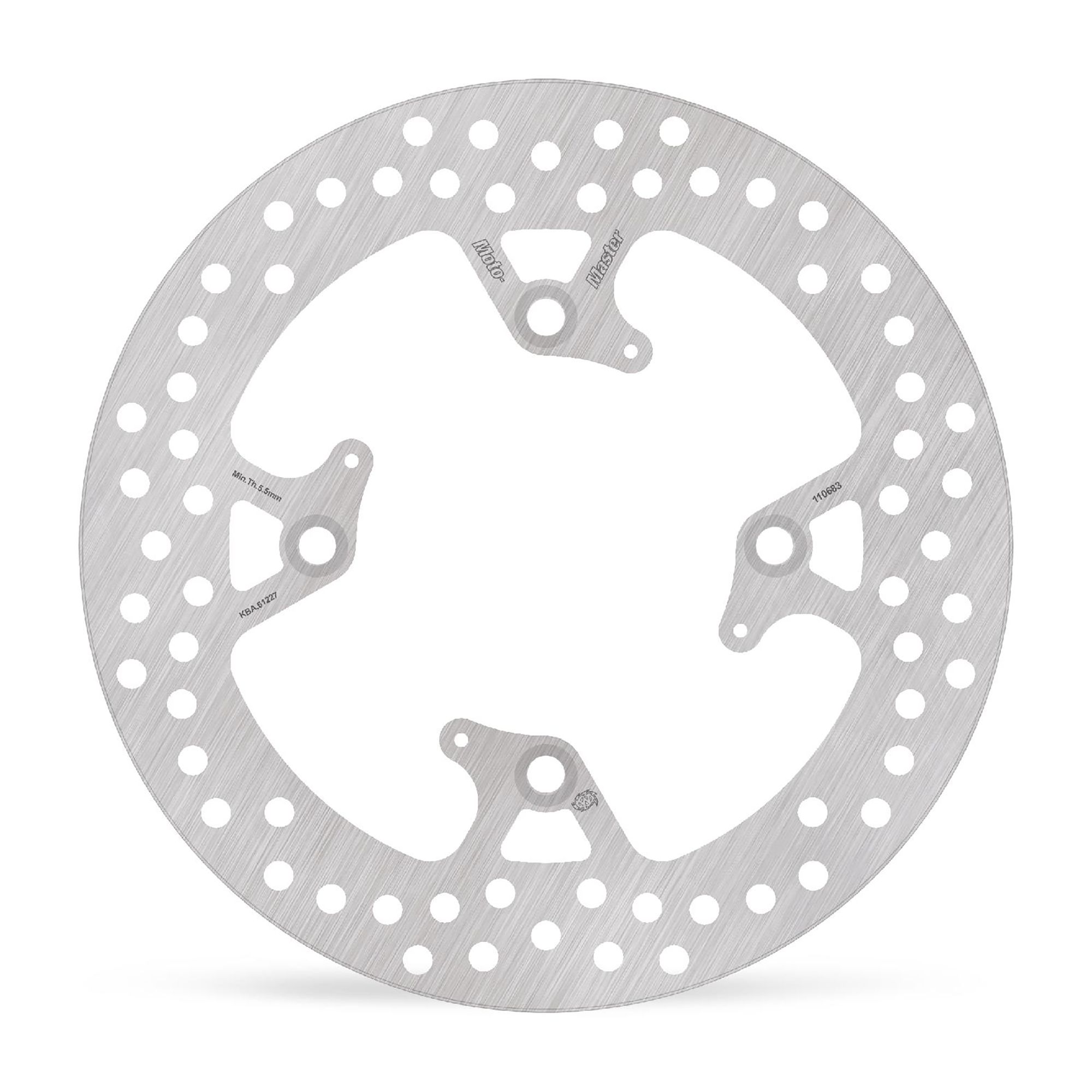 Moto-Master Bremsscheibe Halo hinten starr mit ABE