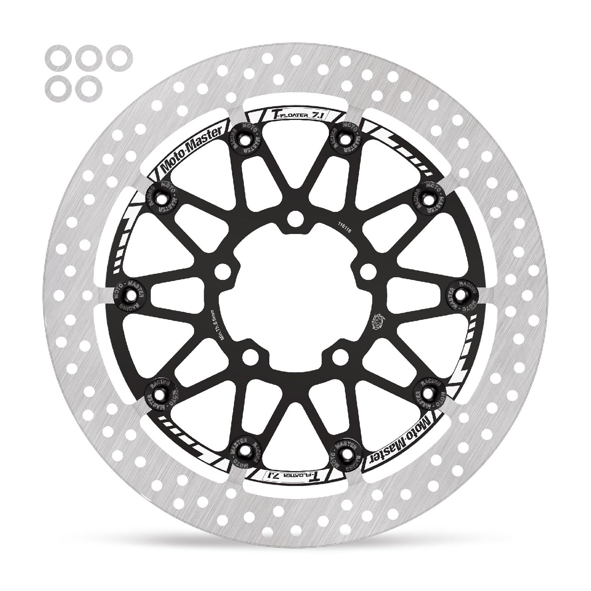 Moto-Master Bremsscheibe Halo T-Floater Racing - 7,1 mm