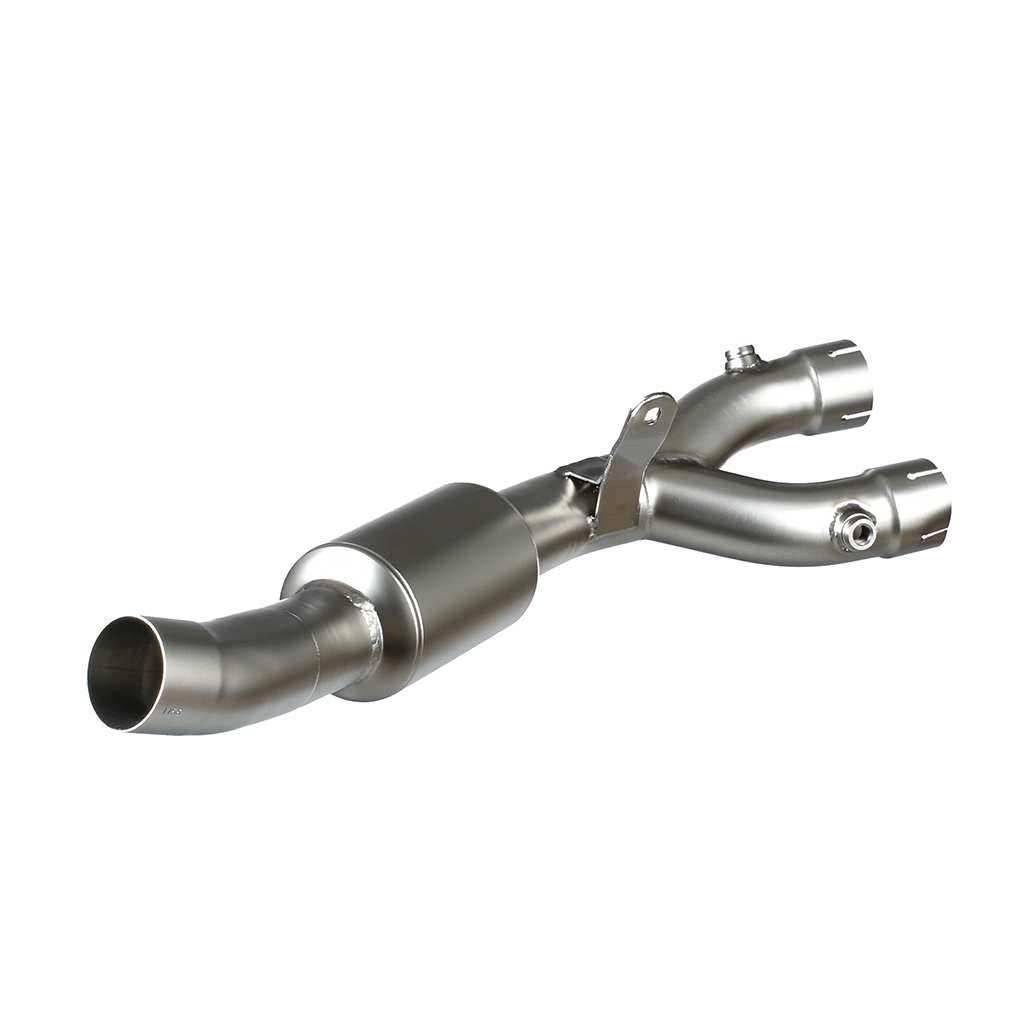 LeoVince Kat-Ersatzrohr Edelstahl ohne Kat