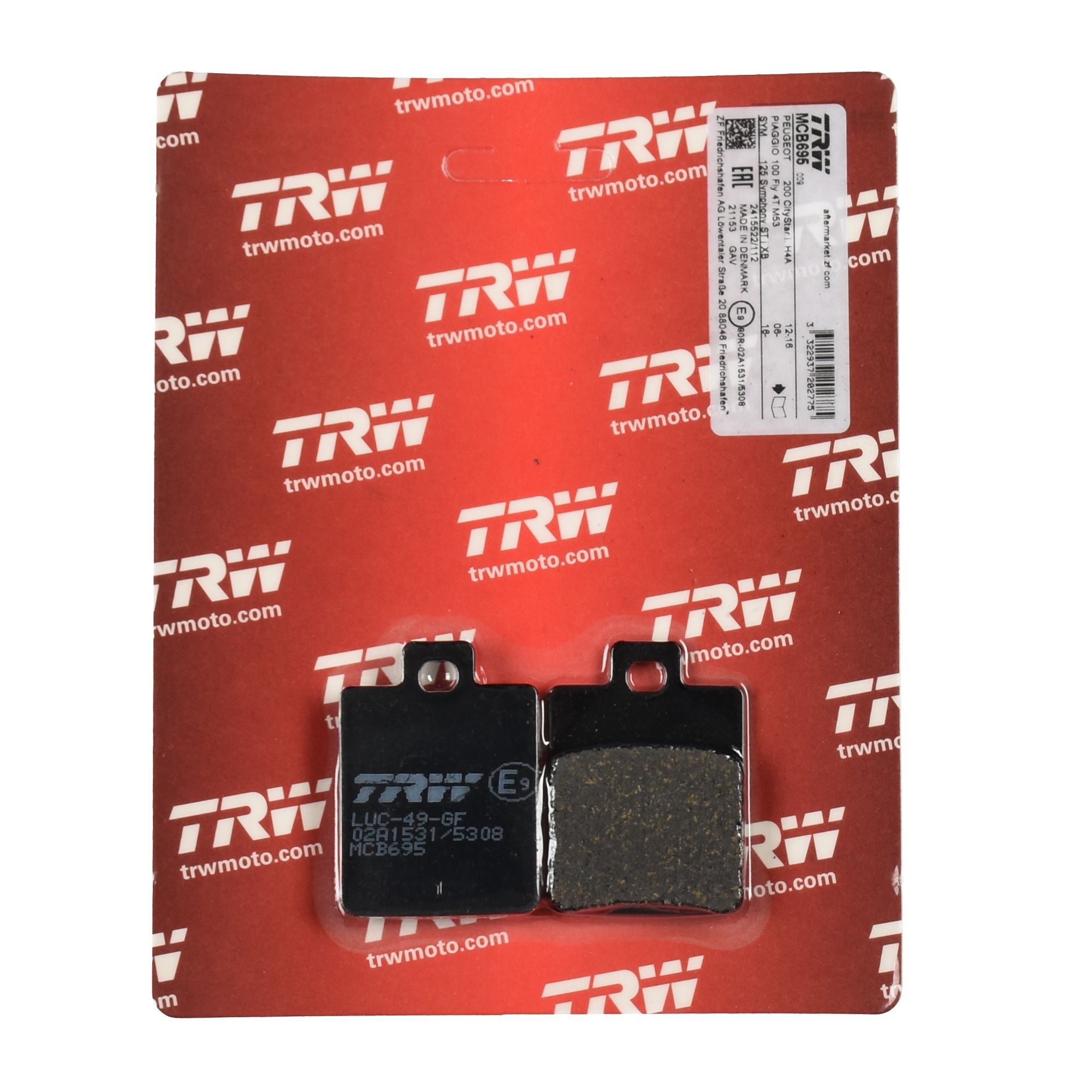 TRW Bremsbelag organisch