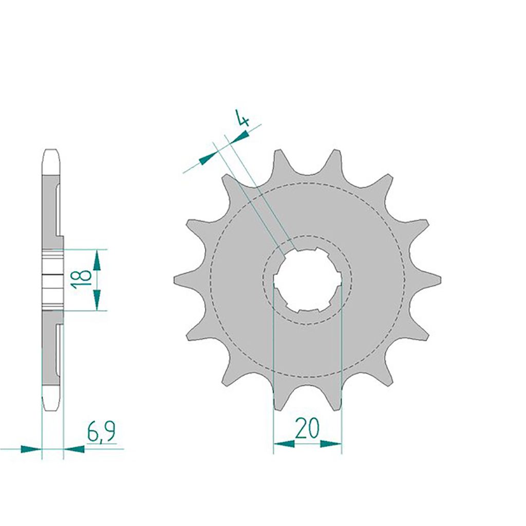 AFAM Ritzel #520 13 Zähne