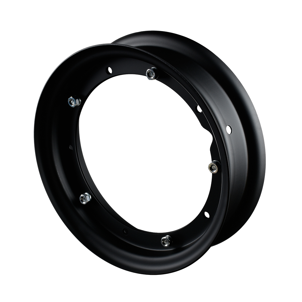 KMP italiana Felge 2.50x10 schwarz/matt Stahlfelge