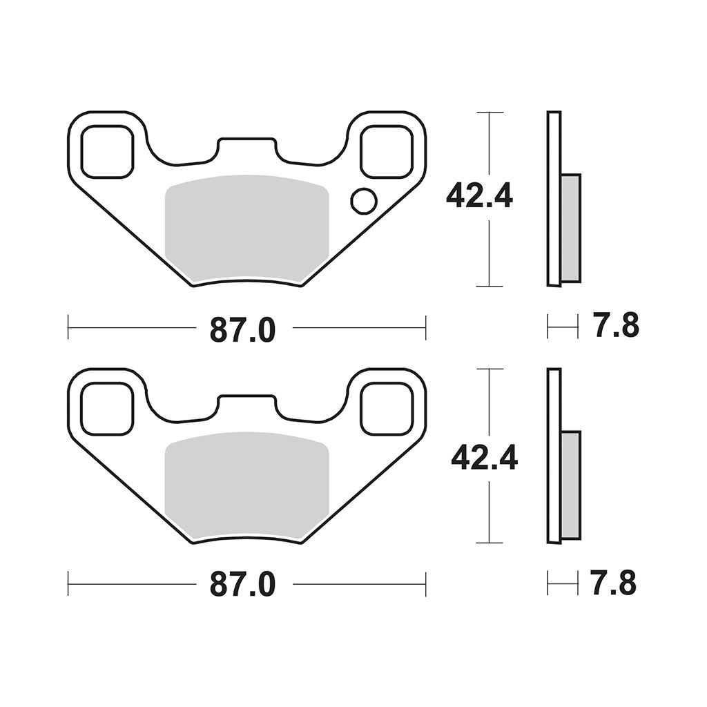 TRW Bremsbelag Sinter Offroad