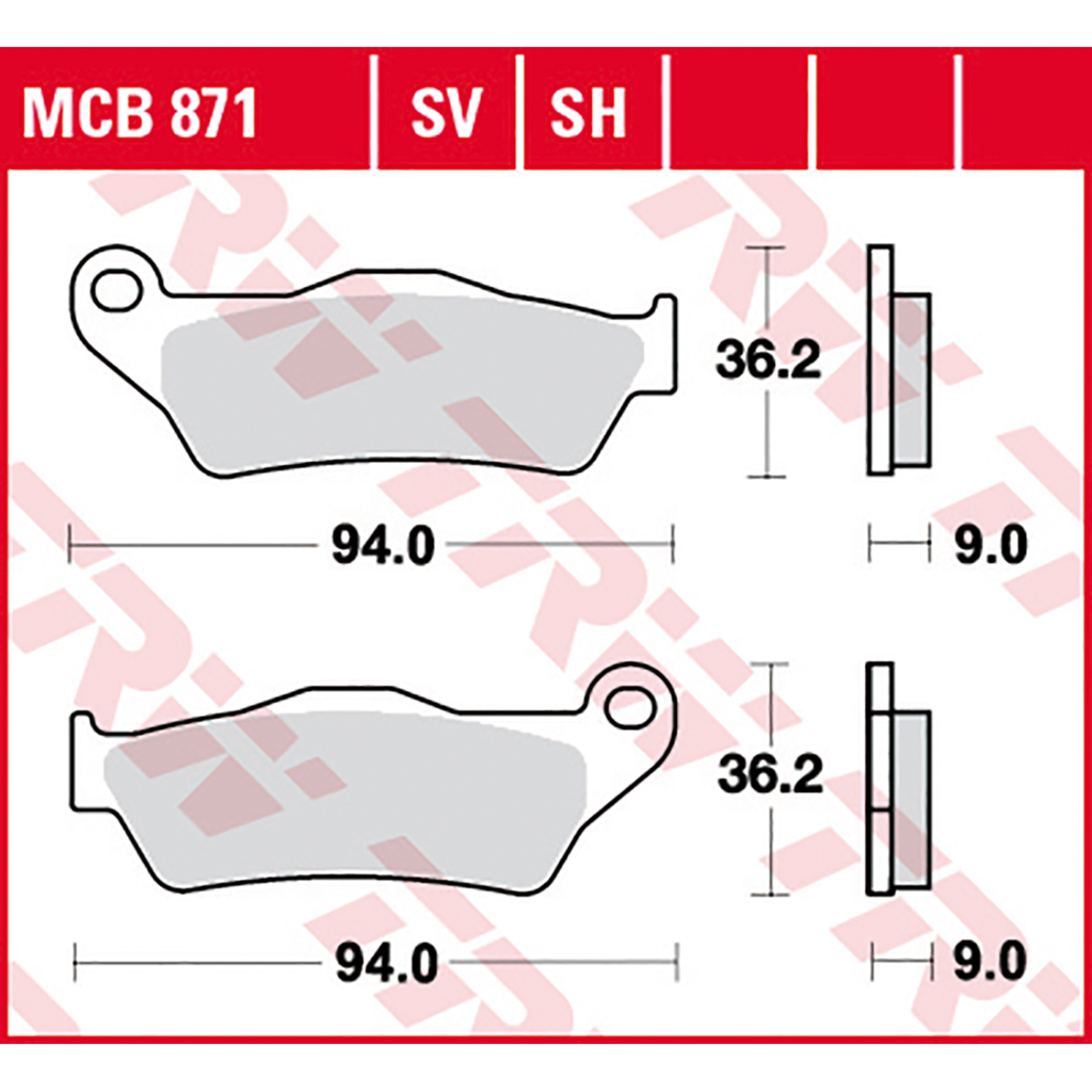 TRW Bremsbelag Sinter Street