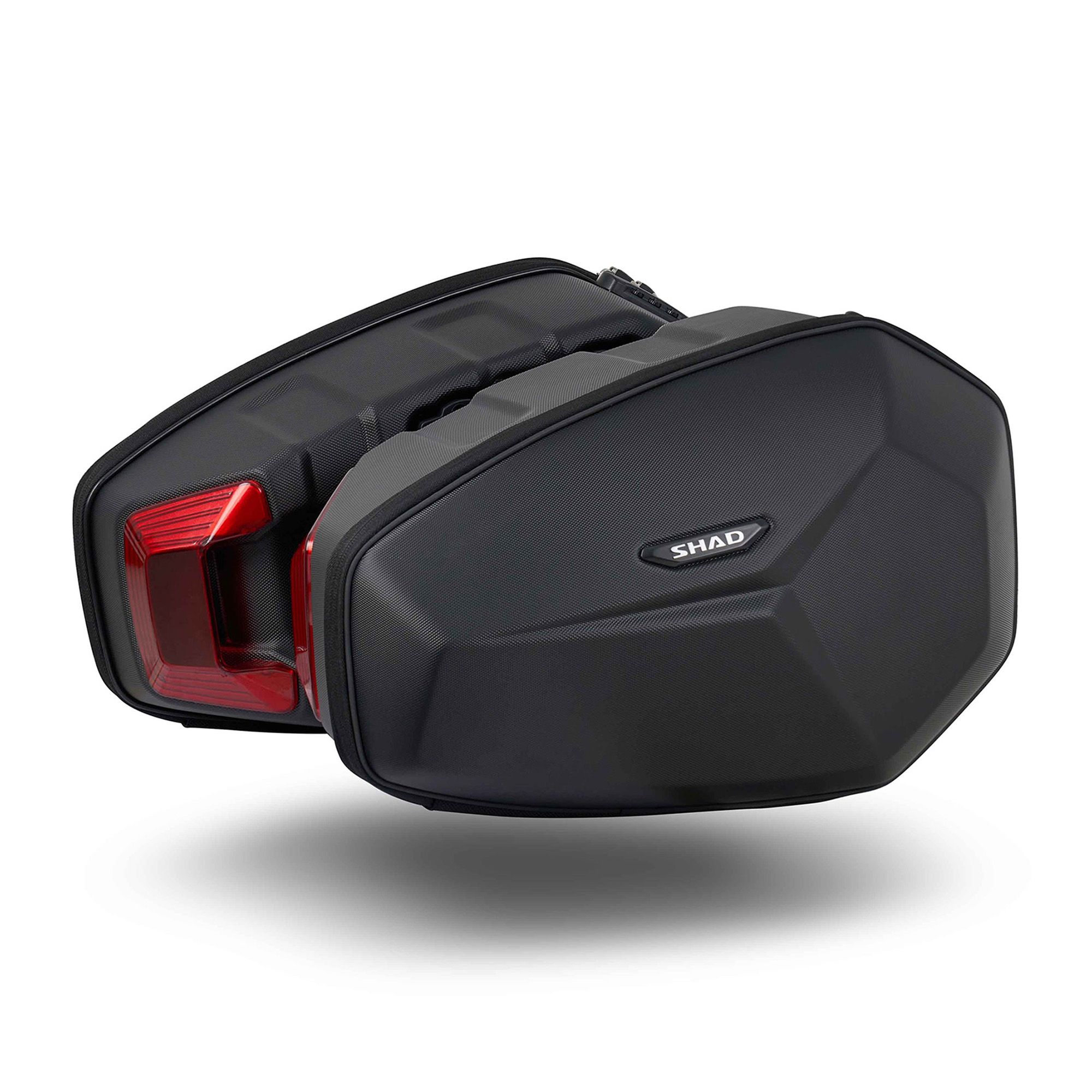 SHAD Seitentaschen E48SR Hartschale 15 Liter Set schwarz