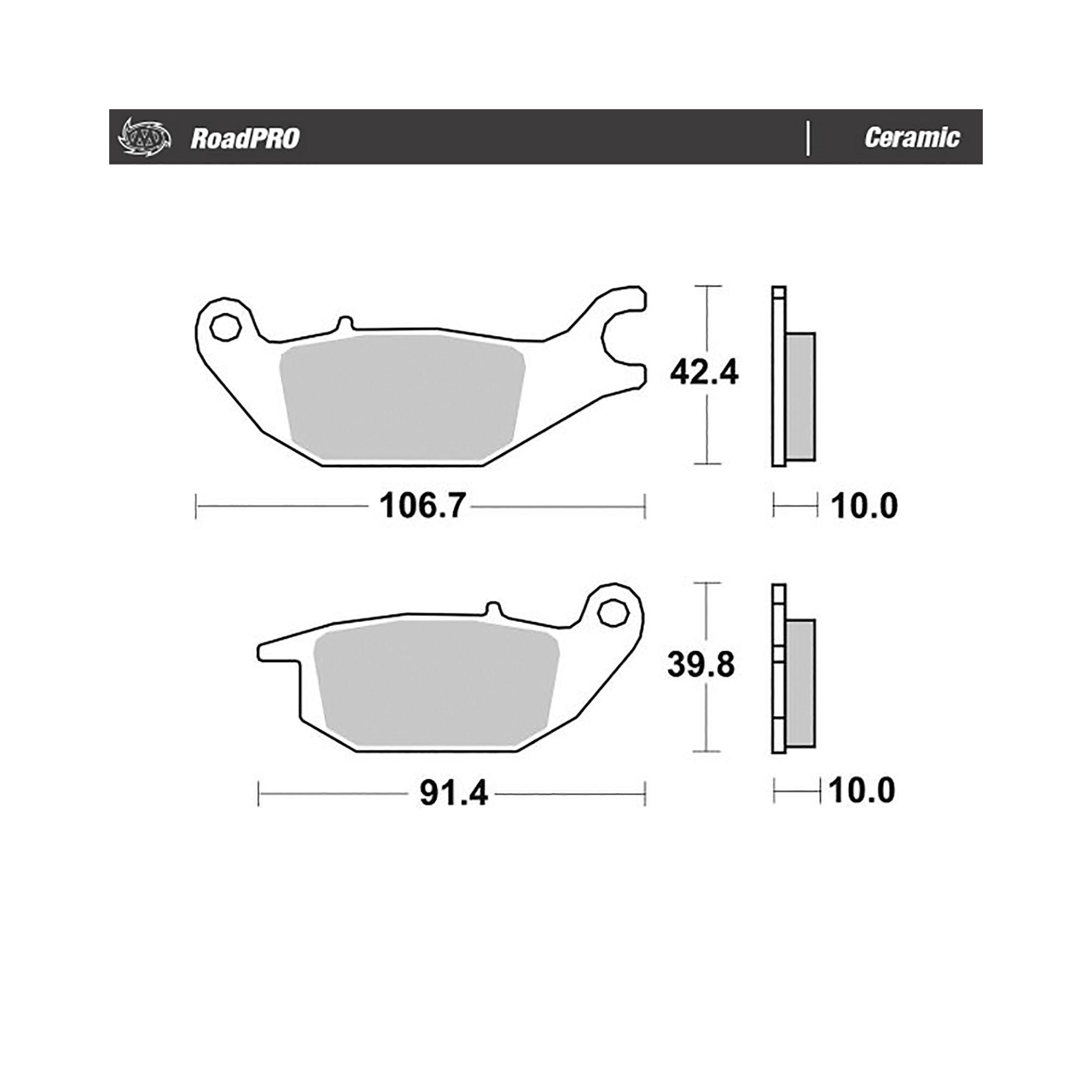 Moto-Master Bremsbelag RoadPRO Ceramic
