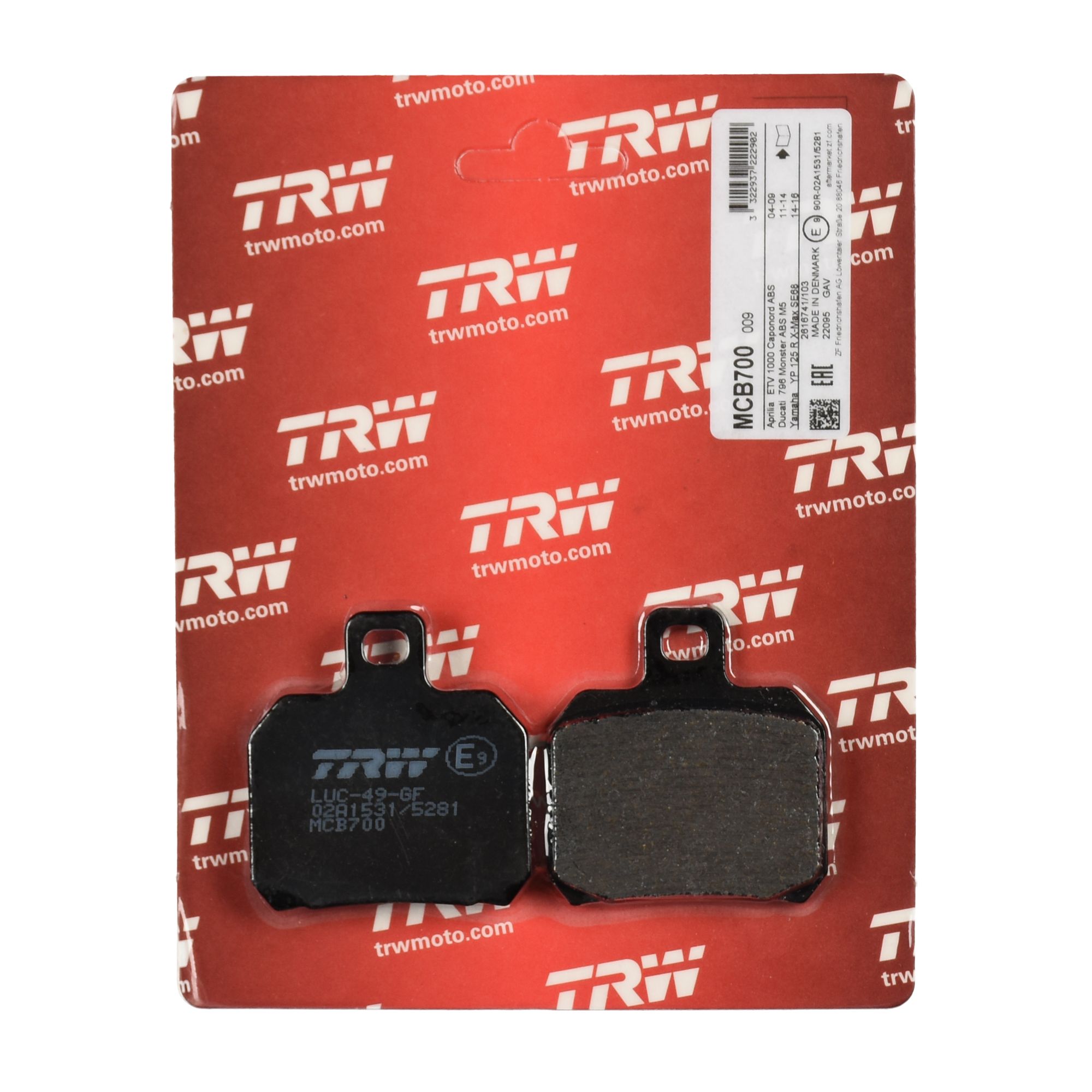 TRW Bremsbelag organisch