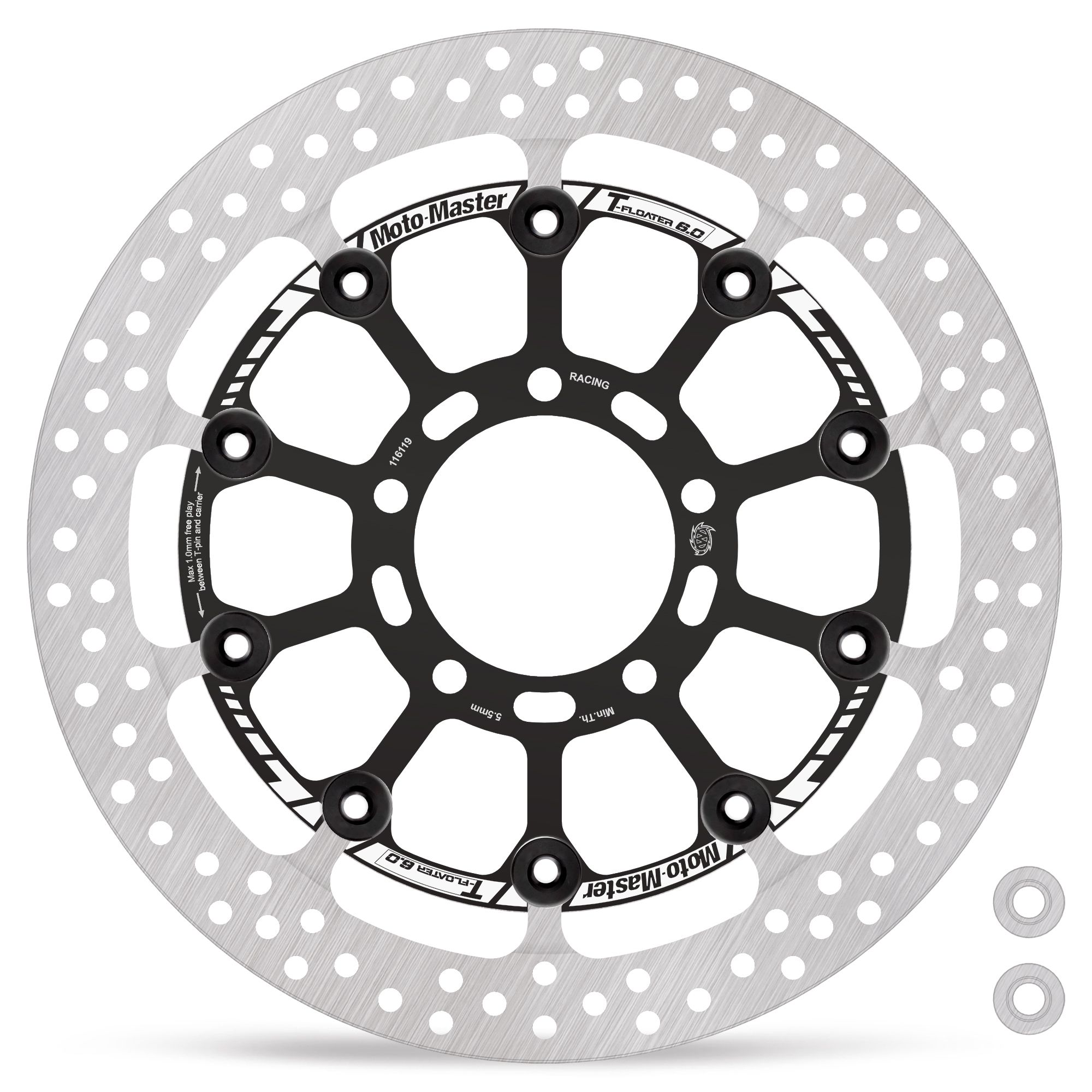Moto-Master Bremsscheibe Halo T-Floater Racing Kit 320 - 6,0 mm