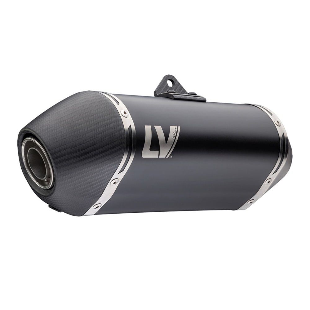 LeoVince Auspuff LV-14 Slip-On Edelstahl schwarz