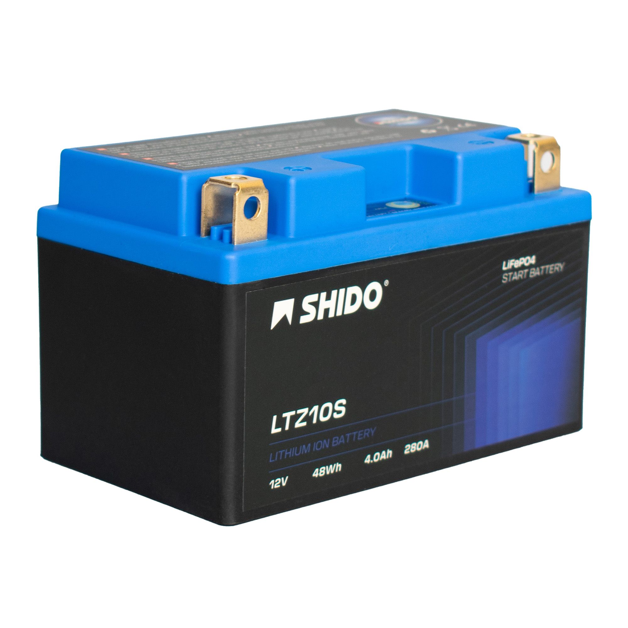Shido Batterie 12V 4AH8.6AH YTZ10S Lithium-Ionen
