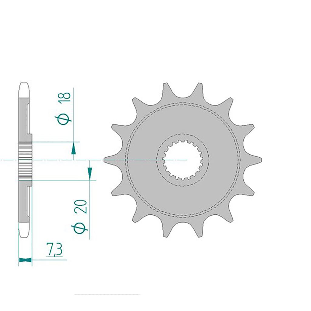 Esjot Ritzel 20206-12 #520 Sport 12 Zähne