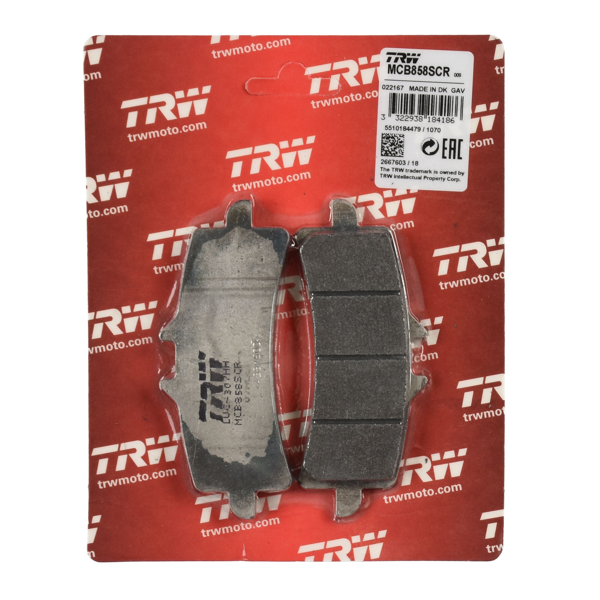 TRW Bremsbelag Sinter-Carbon Racing