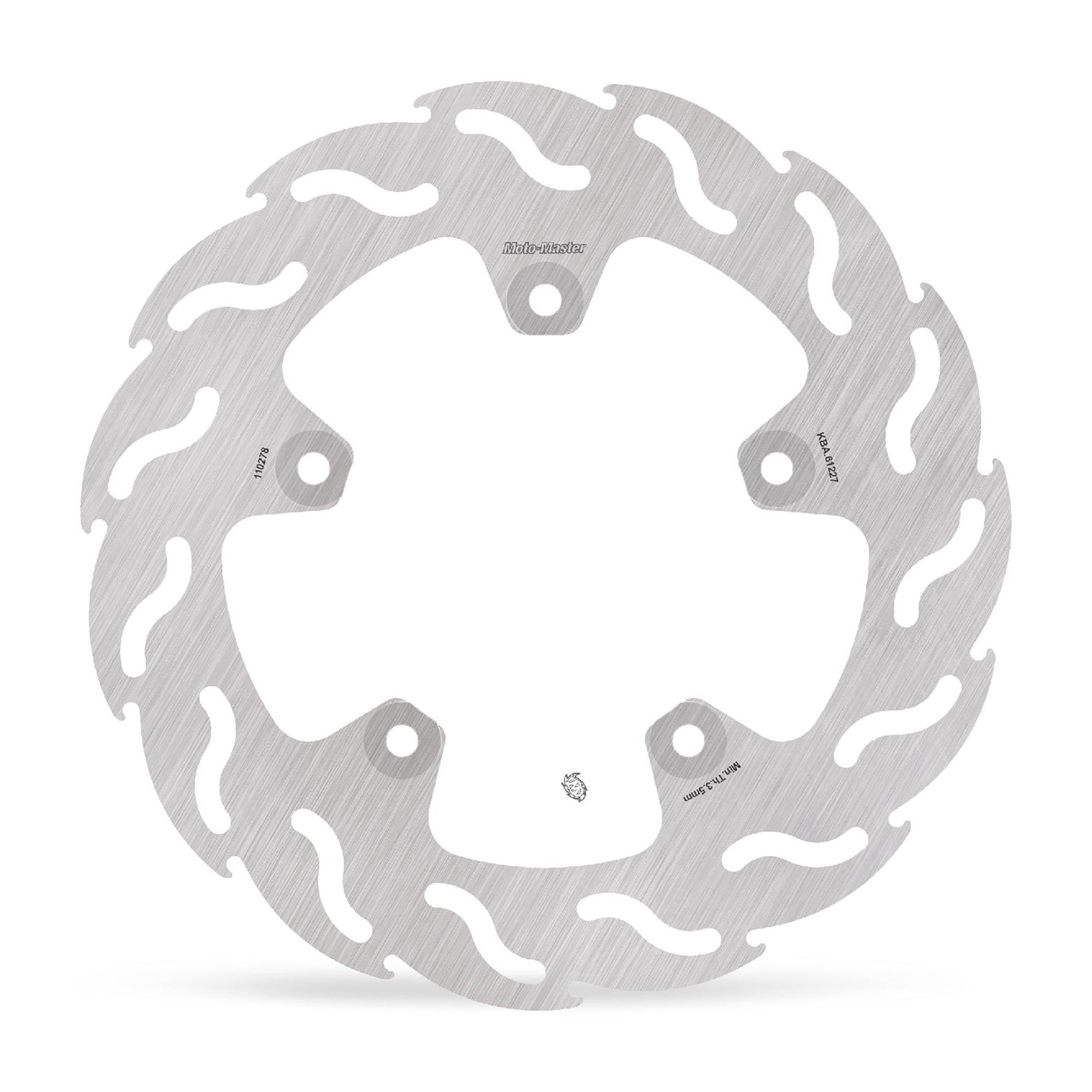 Moto-Master Bremsscheibe Flame hinten starr mit ABE