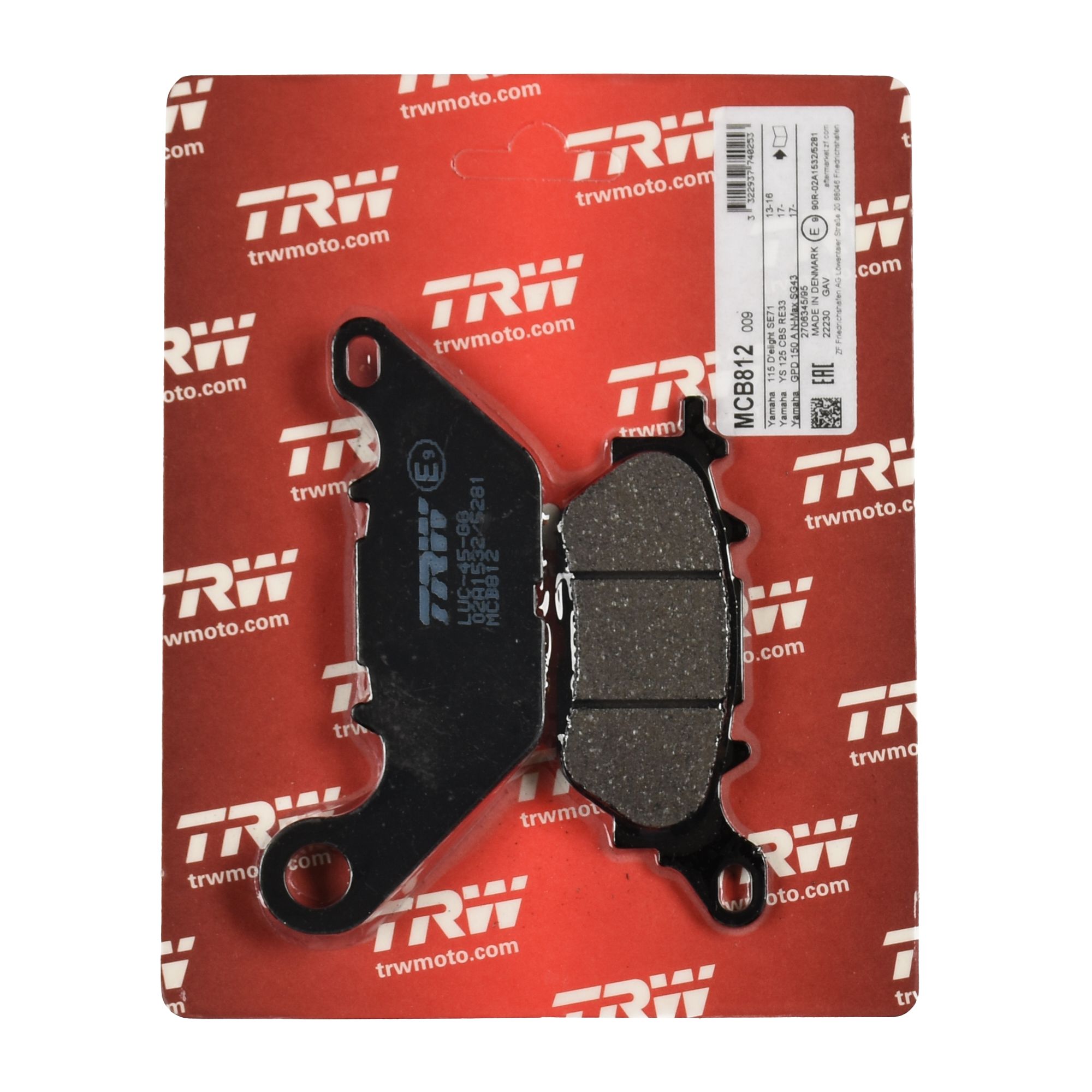 TRW Bremsbelag organisch