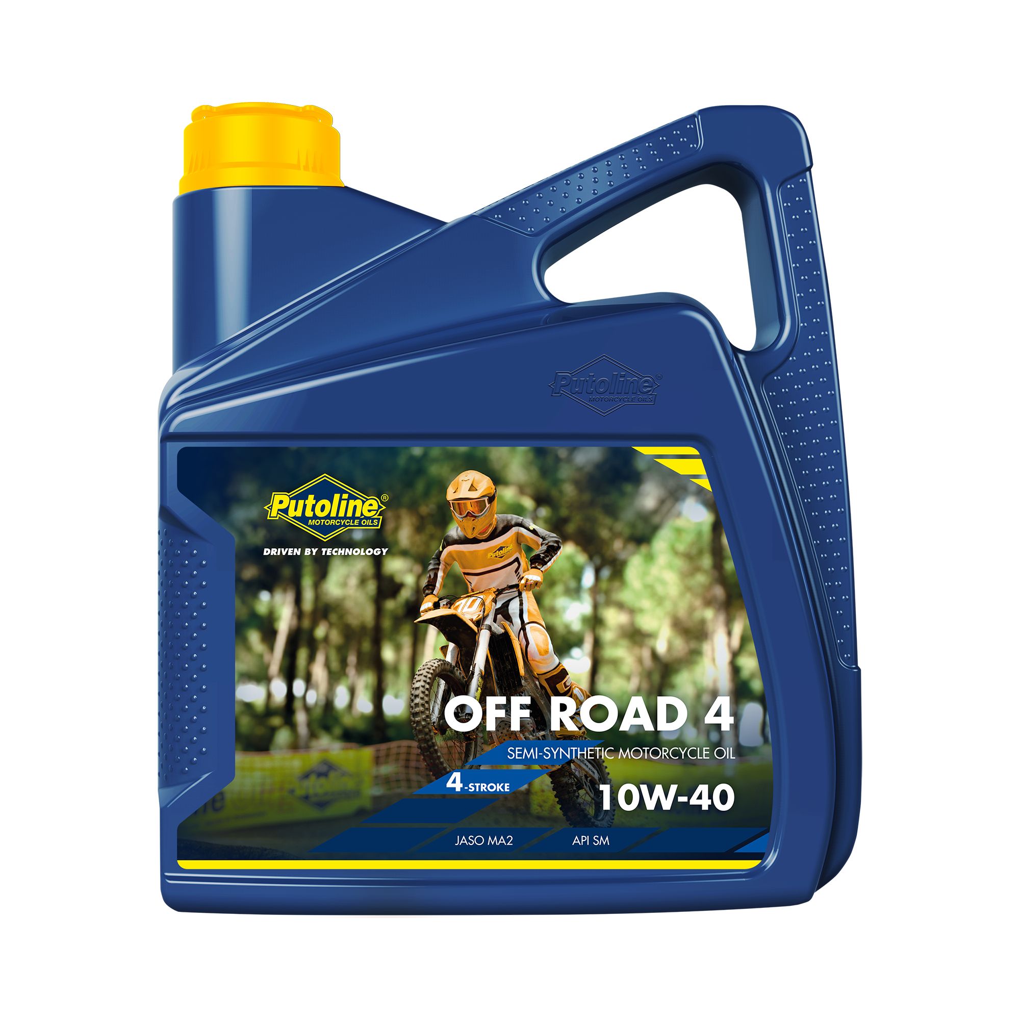 Putoline Öl 4Takt 10W40 4 Liter Motoröl Technomoto Offroad 4 teilsynthetisch