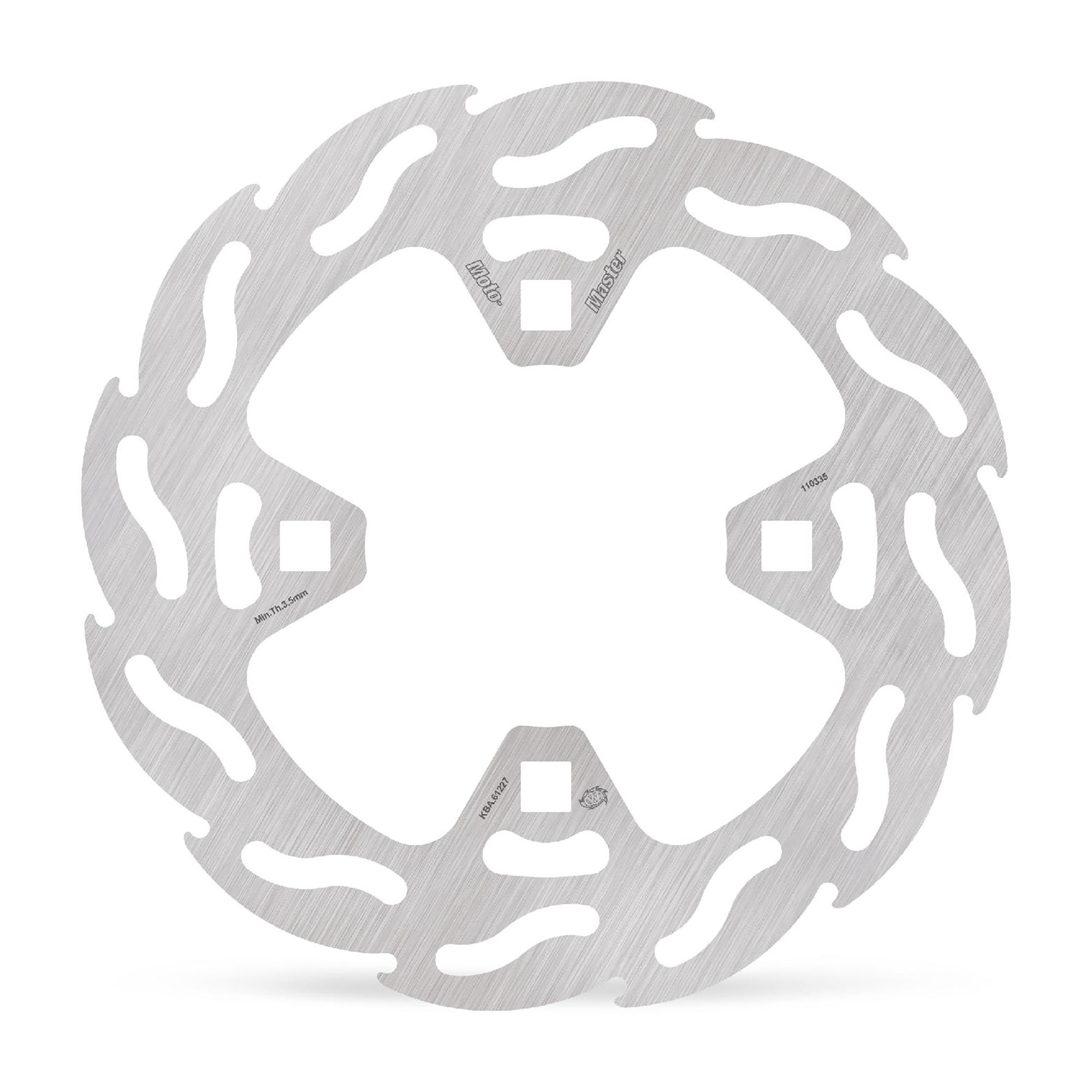 Moto-Master Bremsscheibe Flame hinten starr mit ABE