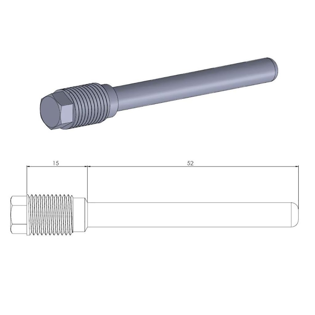 Moto-Master Bremsbelag Gleitstift