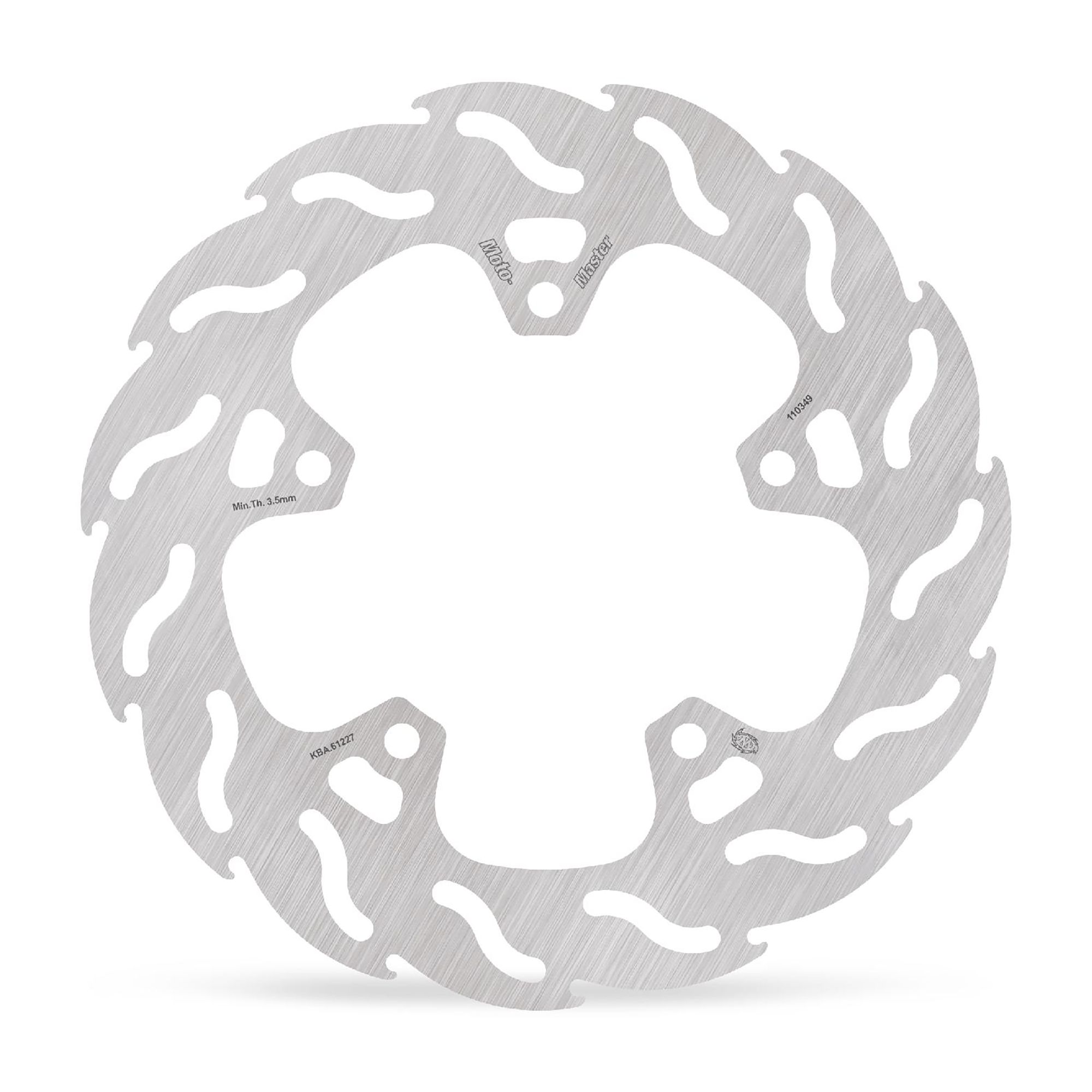 Moto-Master Bremsscheibe Flame hinten starr mit ABE