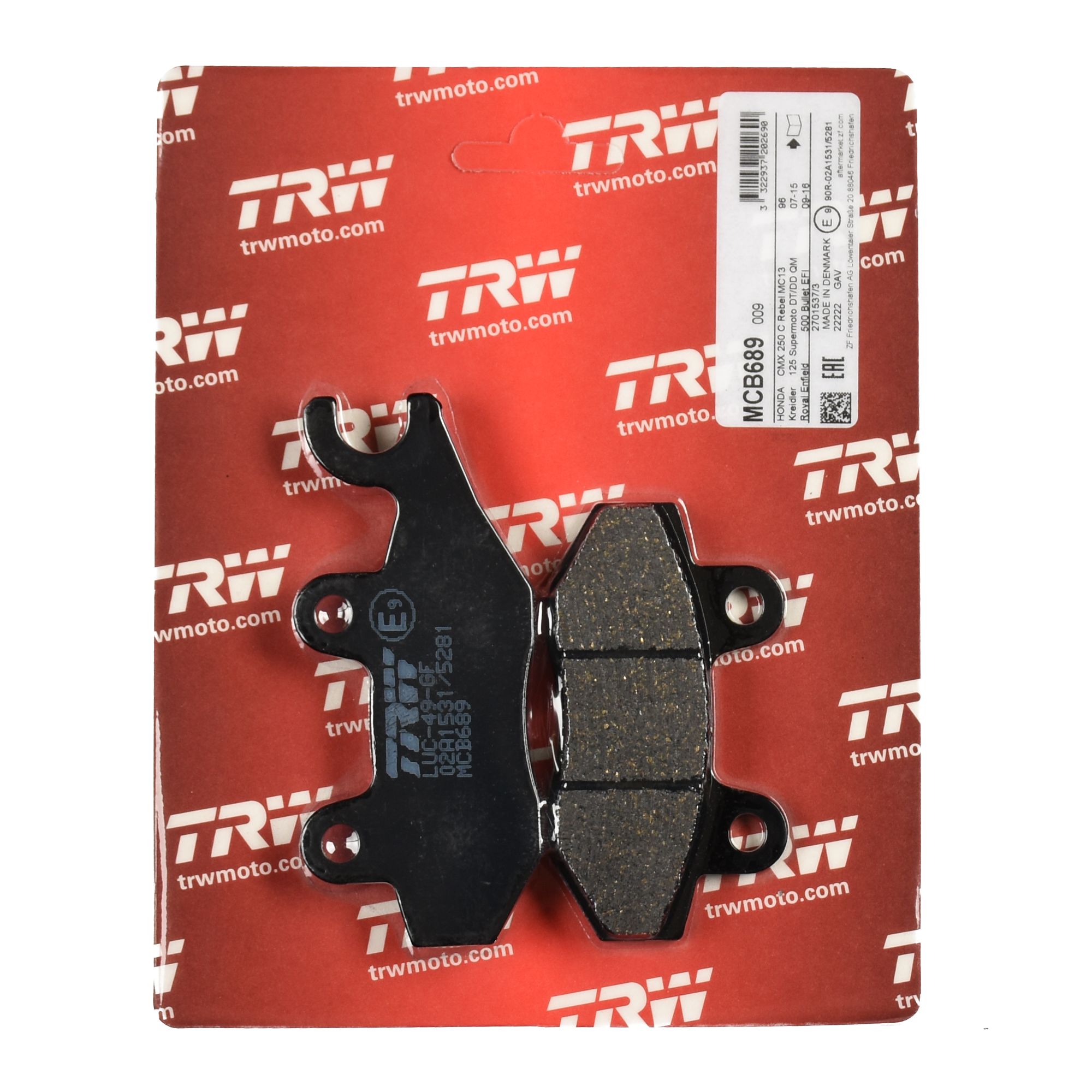 TRW Bremsbelag organisch