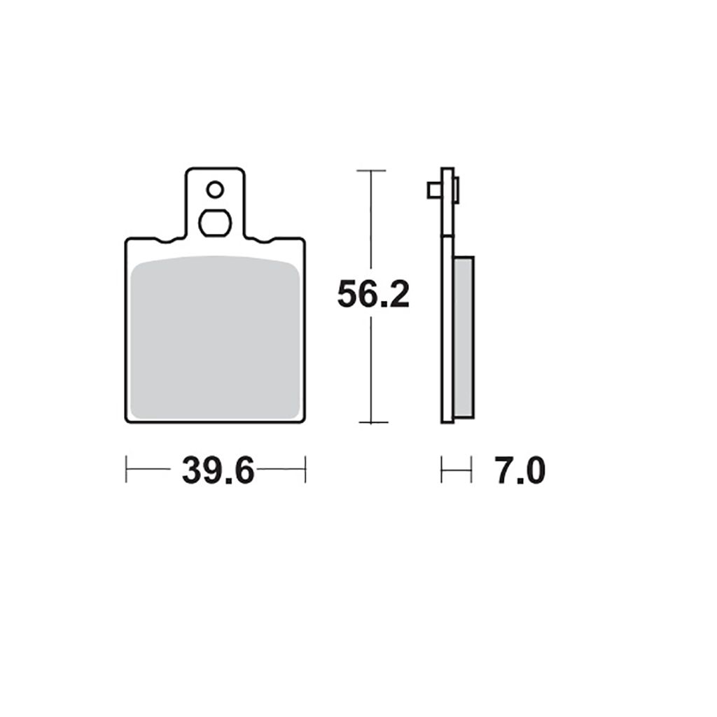 Moto-Master Bremsbelag RoadPRO Sinter hinten