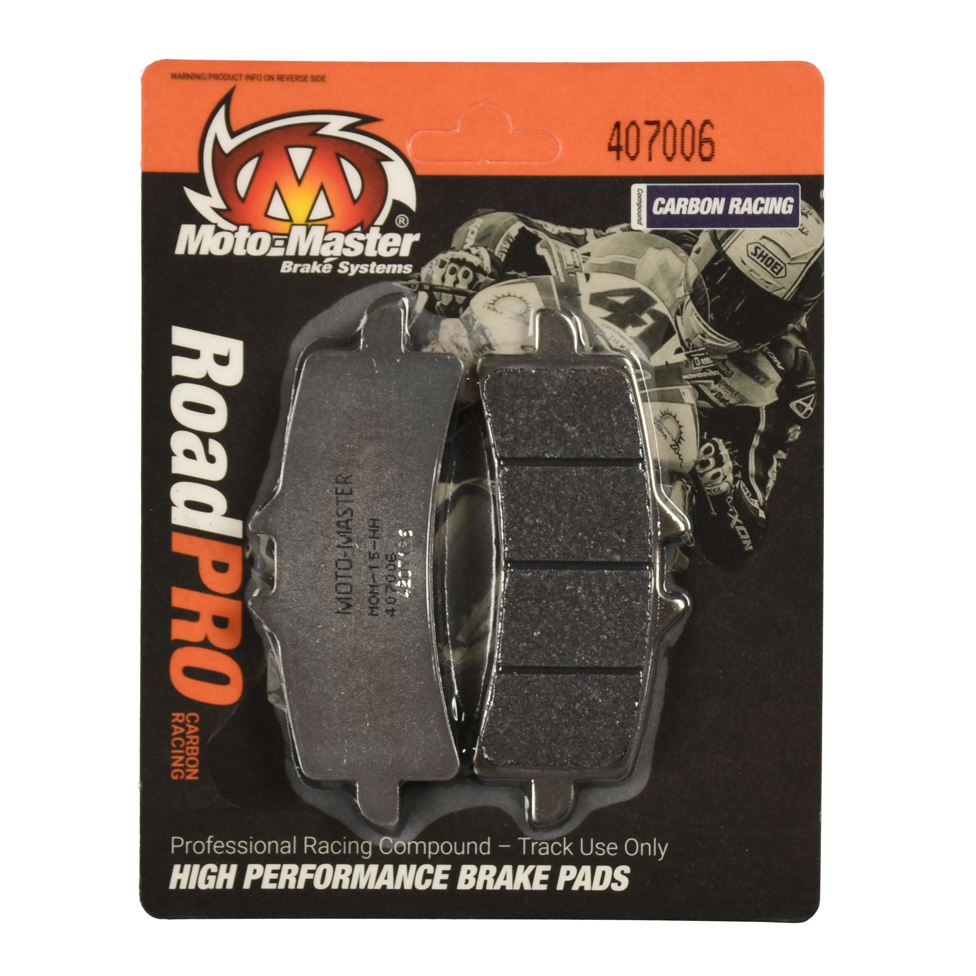 Moto-Master Bremsbelag RoadPRO Carbon Racing ohne ABE