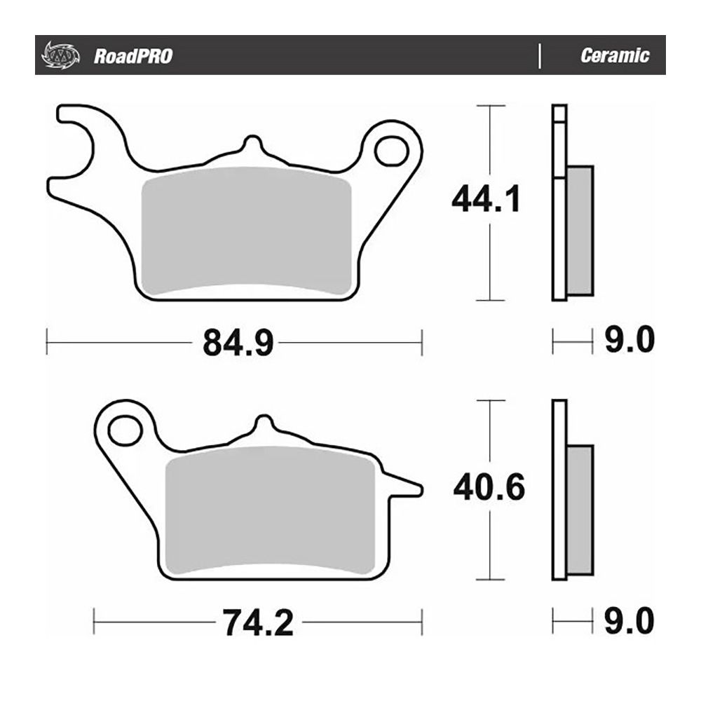 Moto-Master Bremsbelag RoadPRO Ceramic