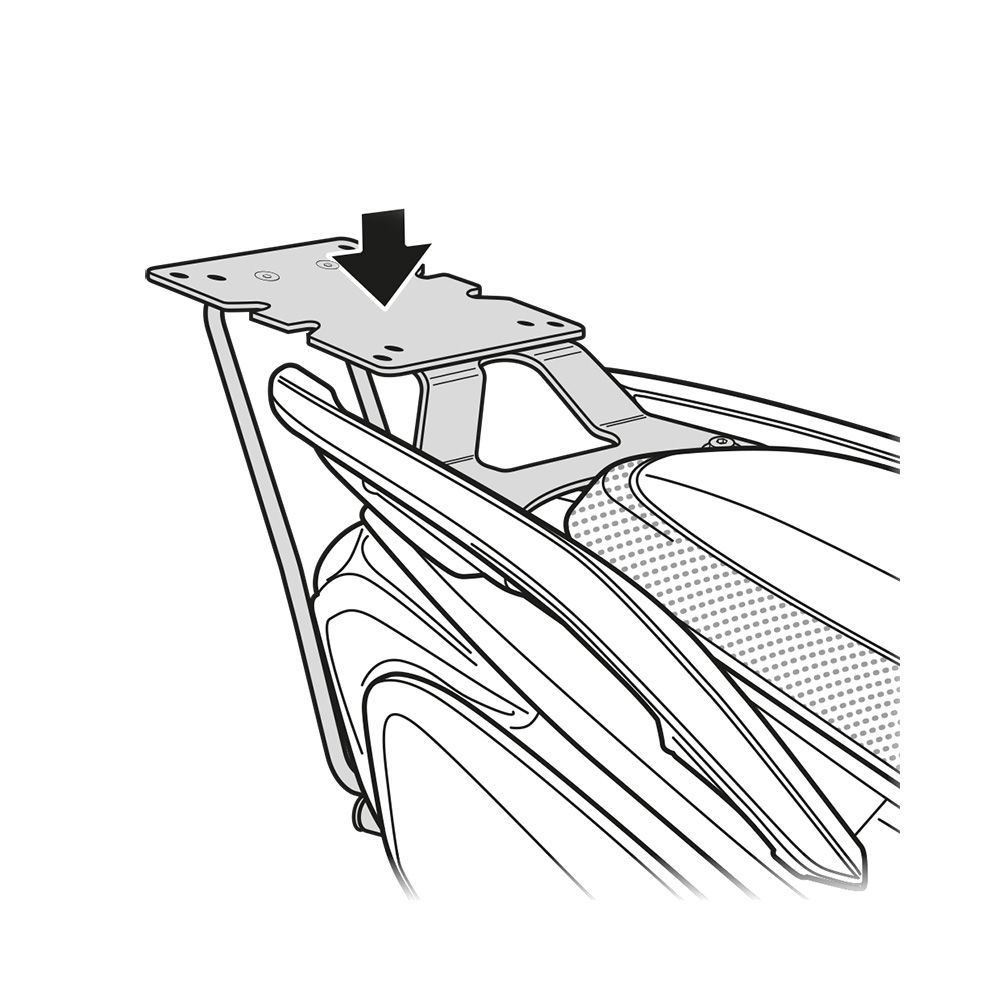 SHAD Topcase Halterung