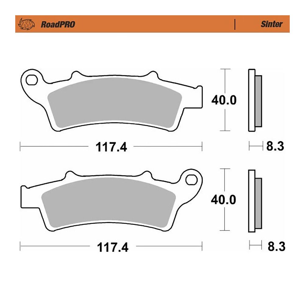 Moto-Master Bremsbelag RoadPRO Scooter