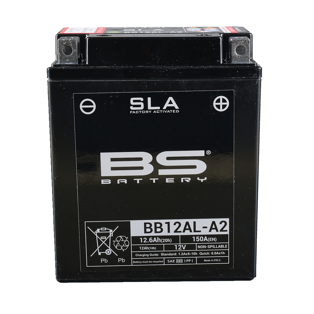 BS Batterie 12V12AH YB12AL- A2 Gel -Battery 51213