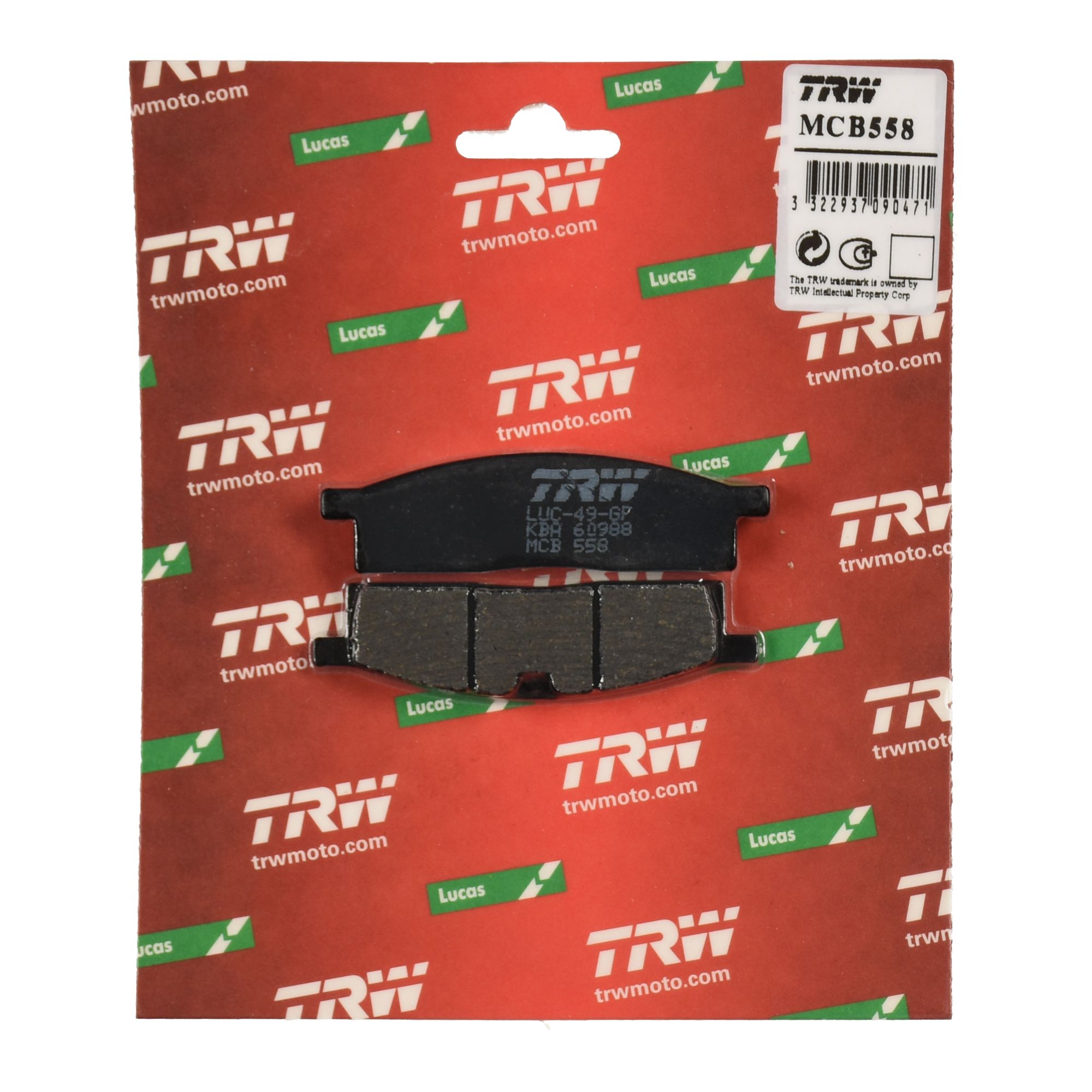 TRW Bremsbelag organisch