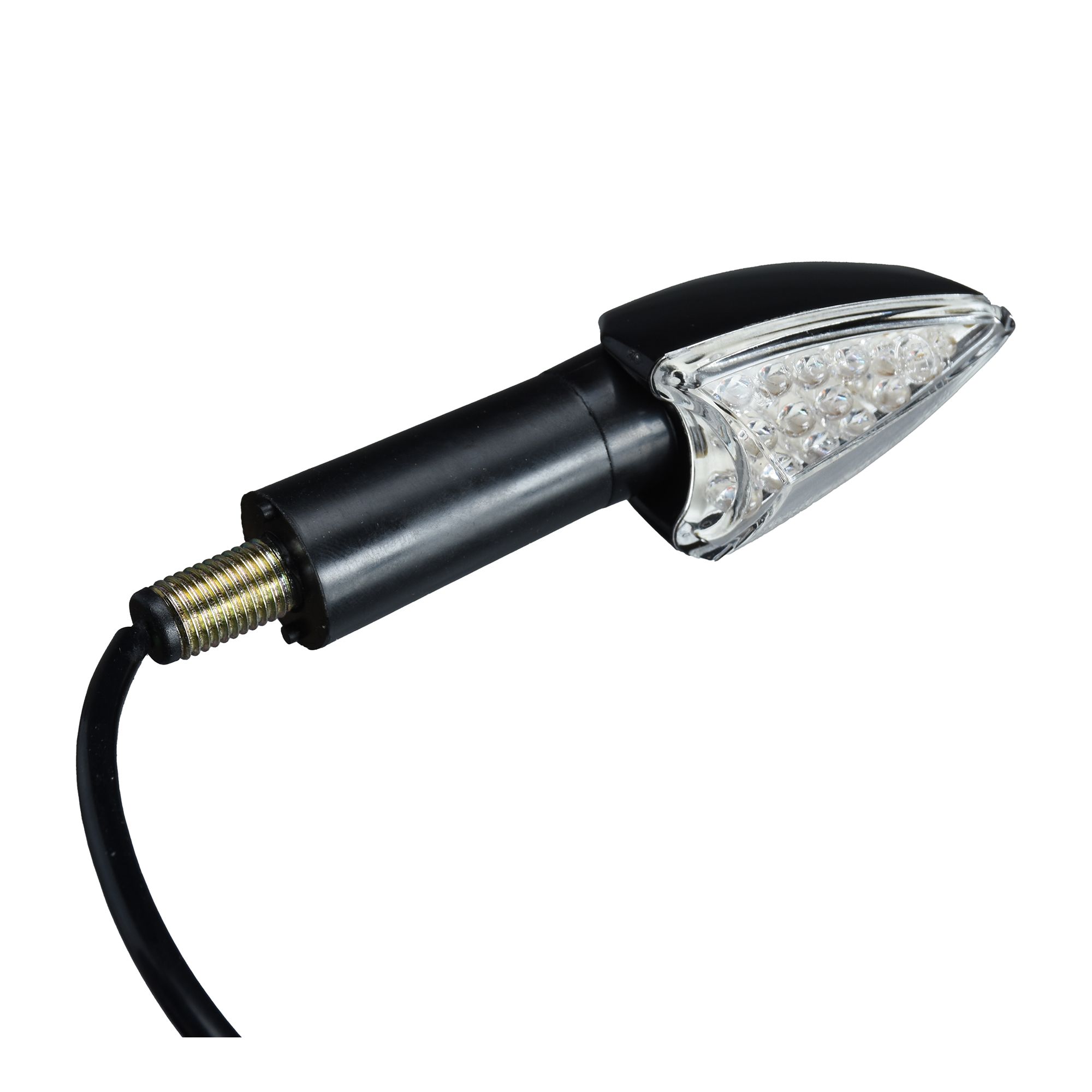 V Parts Blinker hinten rechts oder hinten links weiß LED universal mit Mutterbefestigung