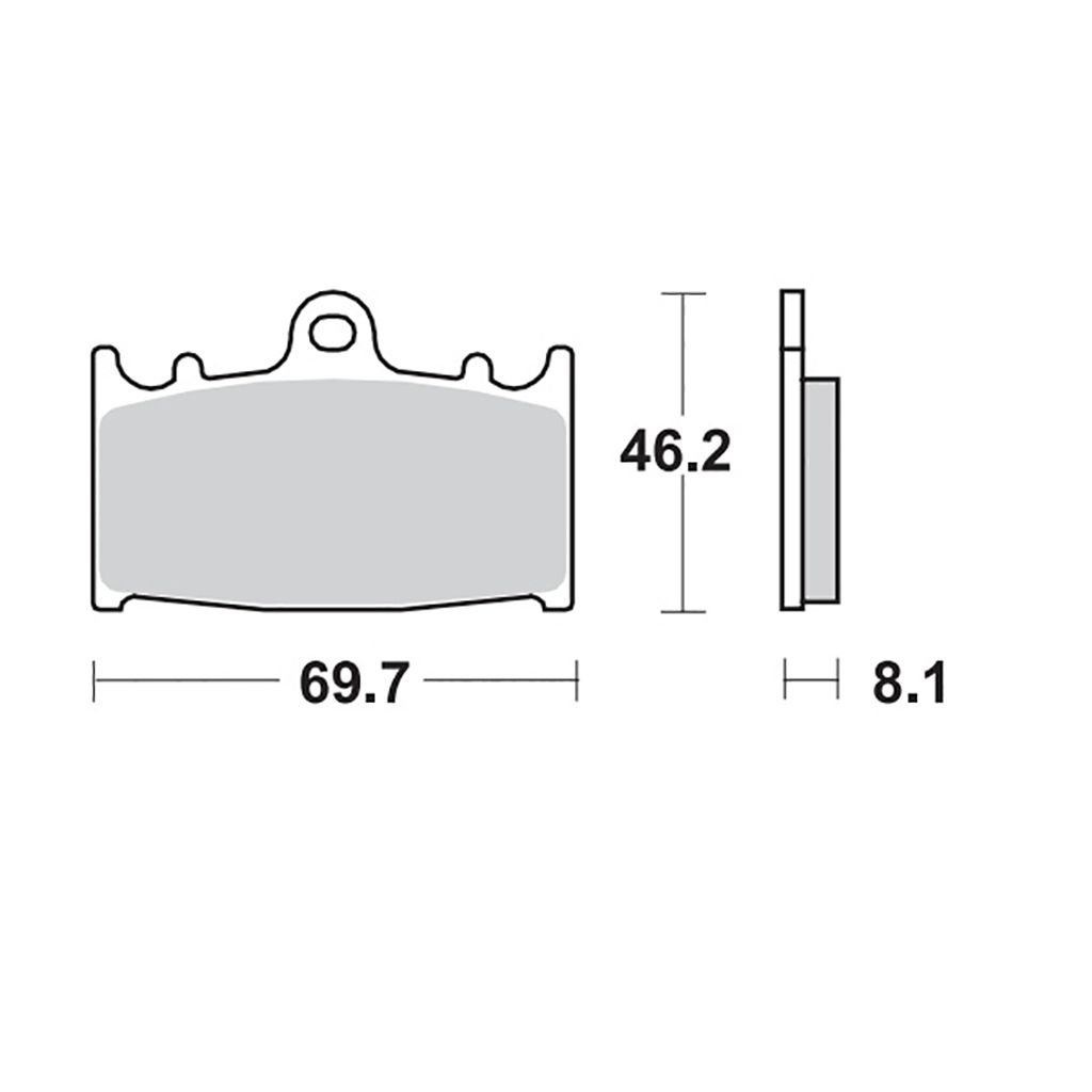 Moto-Master Bremsbelag RoadPRO Ceramic