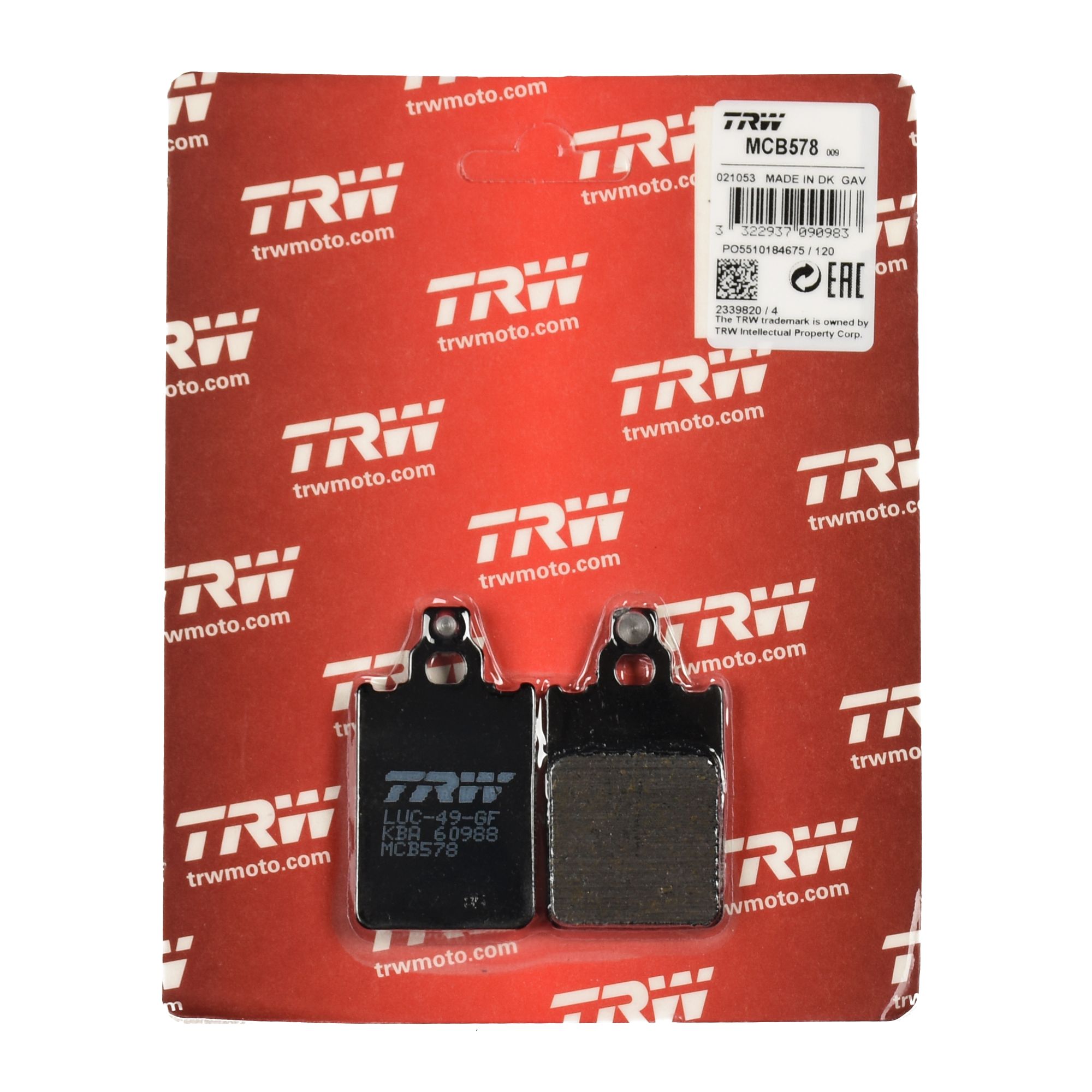 TRW Bremsbelag organisch