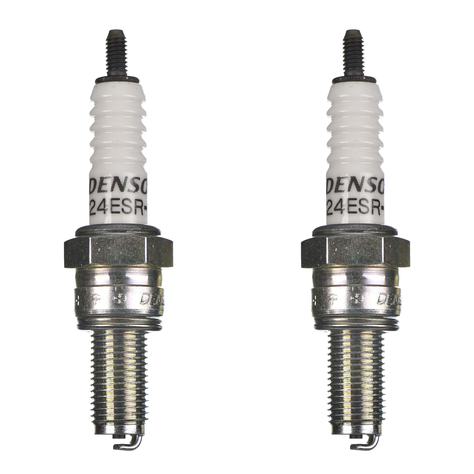 DENSO Zündkerze U24ESR-N m. Schraub-Nippel 2er Set