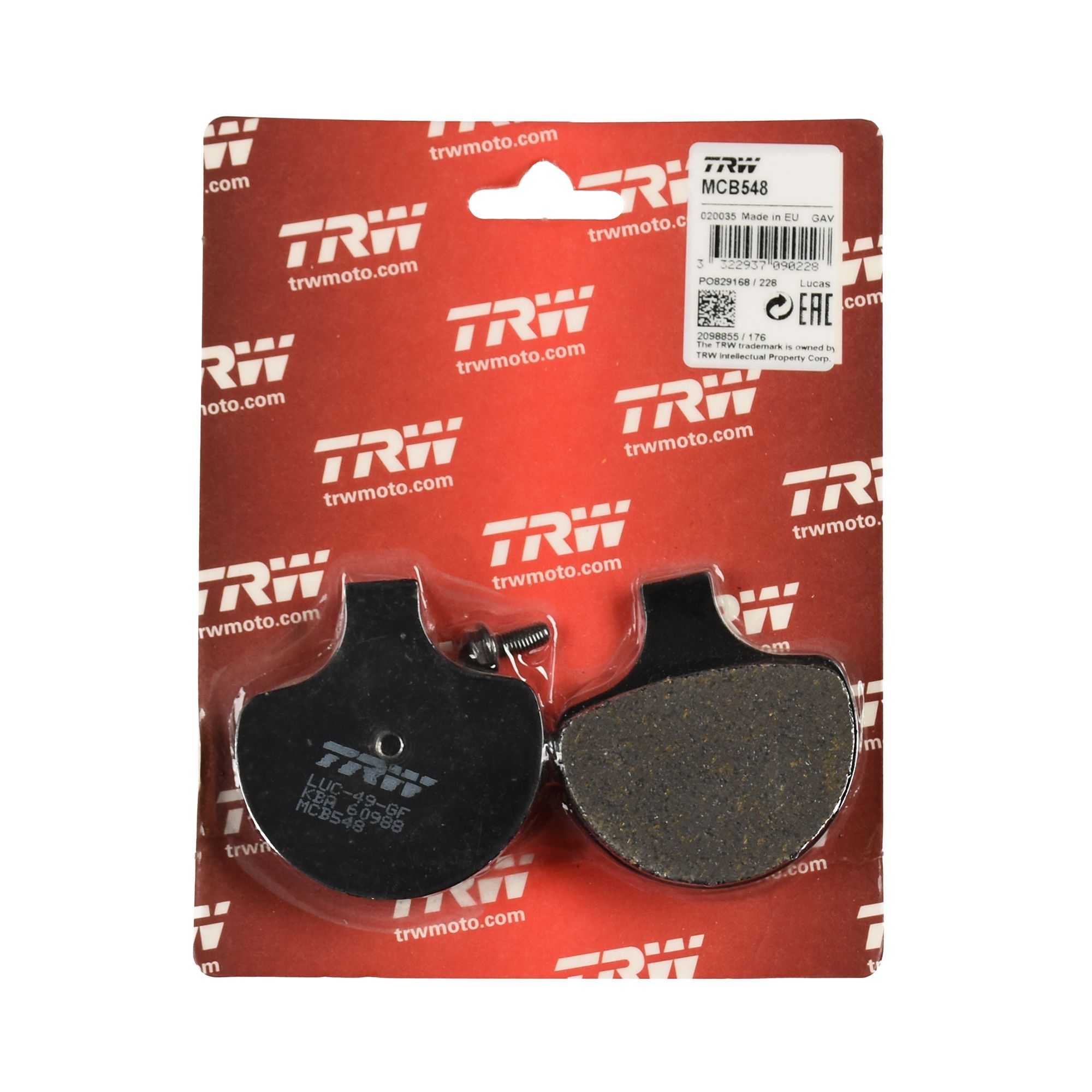 TRW Bremsbelag organisch